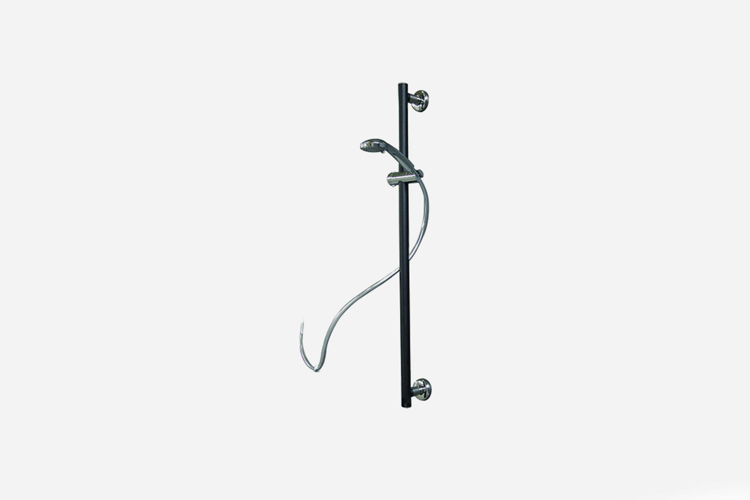 Inox handrail with sliding rail shower by GOMAN LEO-X030/65
