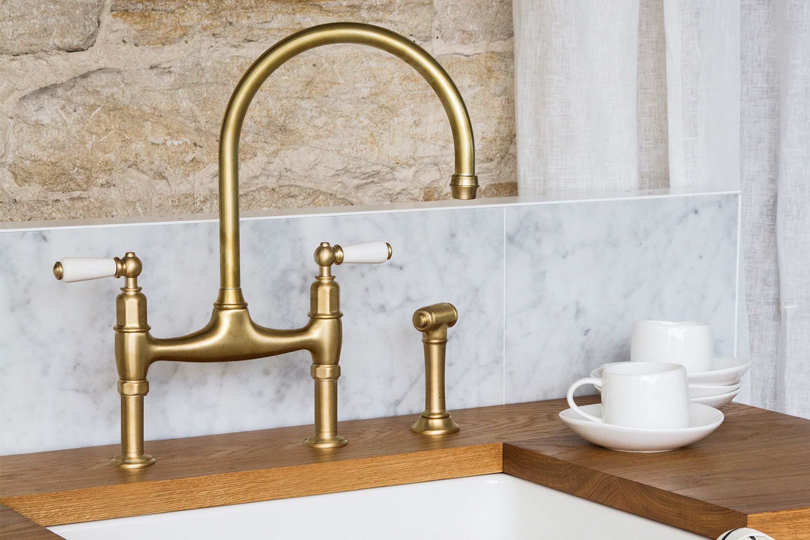 Perrin & Rowe Ionian Kitchen Tap Mixer With Spray Rinse