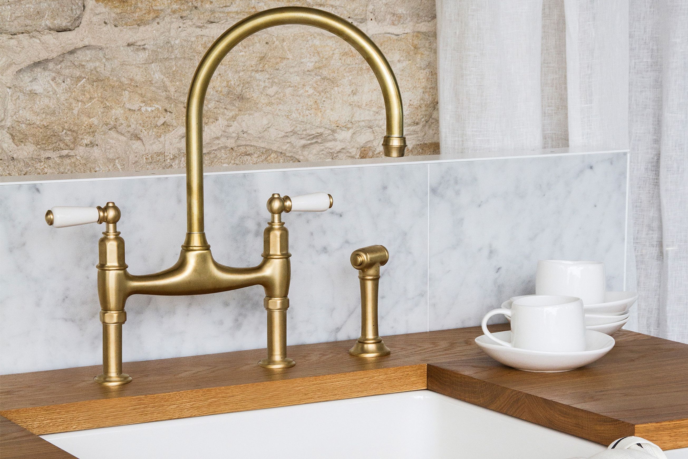 Perrin & Rowe Ionian Kitchen Tap Mixer With Spray Rinse