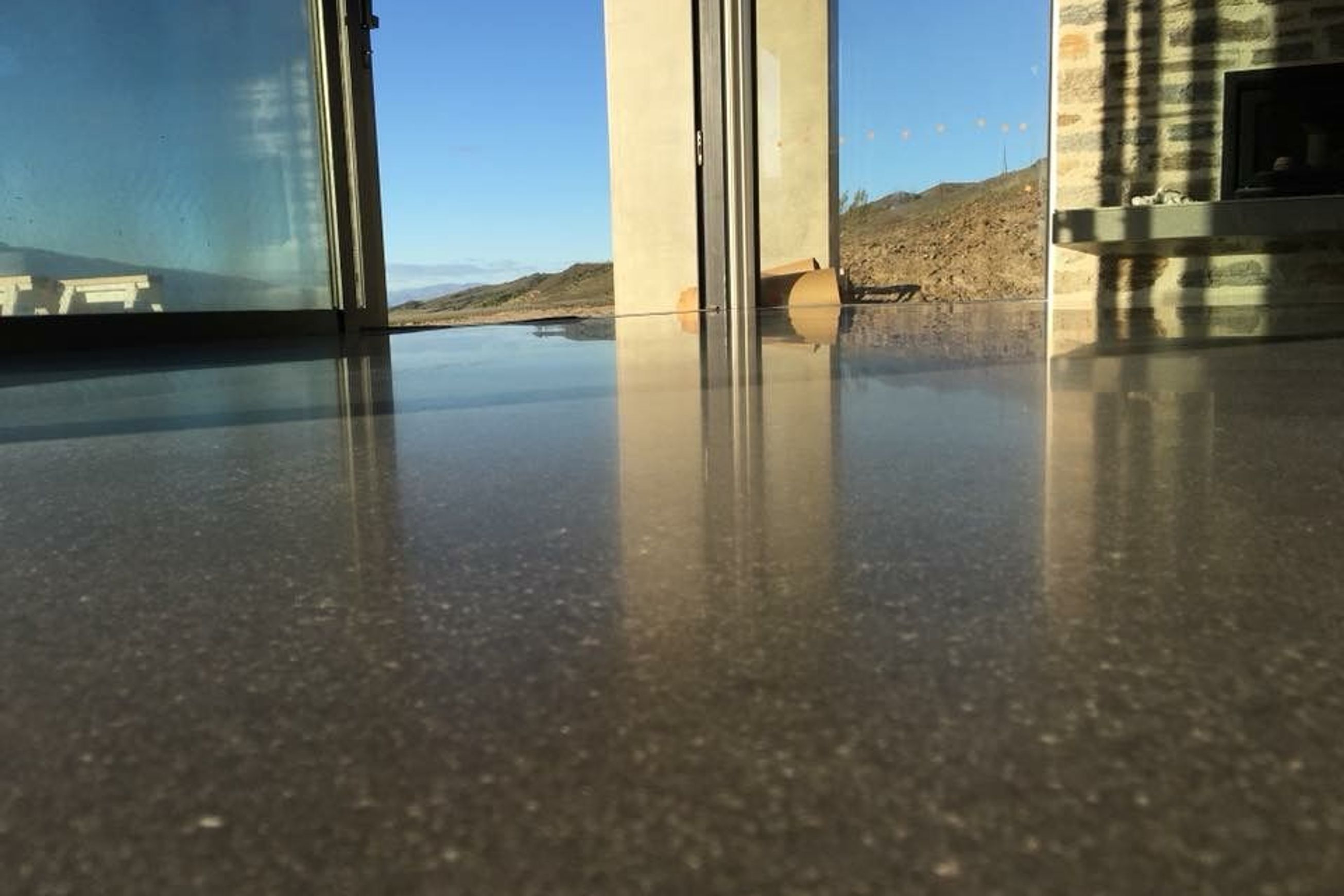 Standard Finish Polished Concrete Floors - Beach House Range