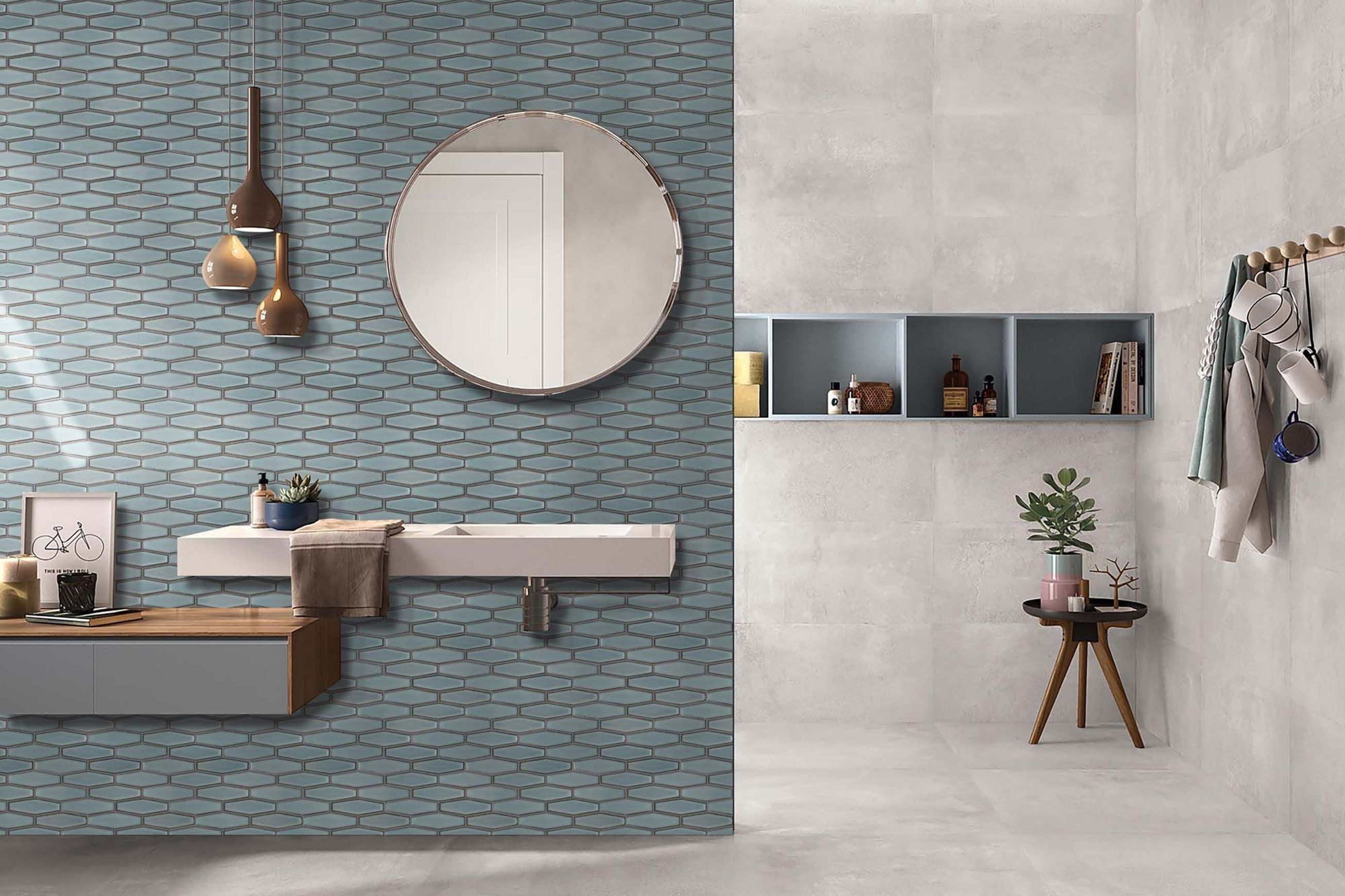 Stretched Hex Mosaic Series