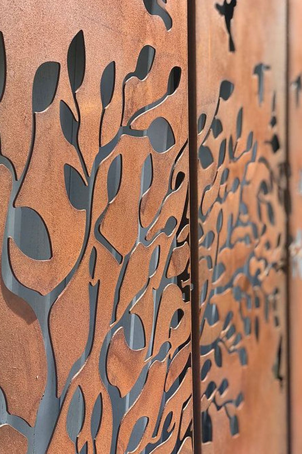 Custom Outdoor Corten Signs And Screens