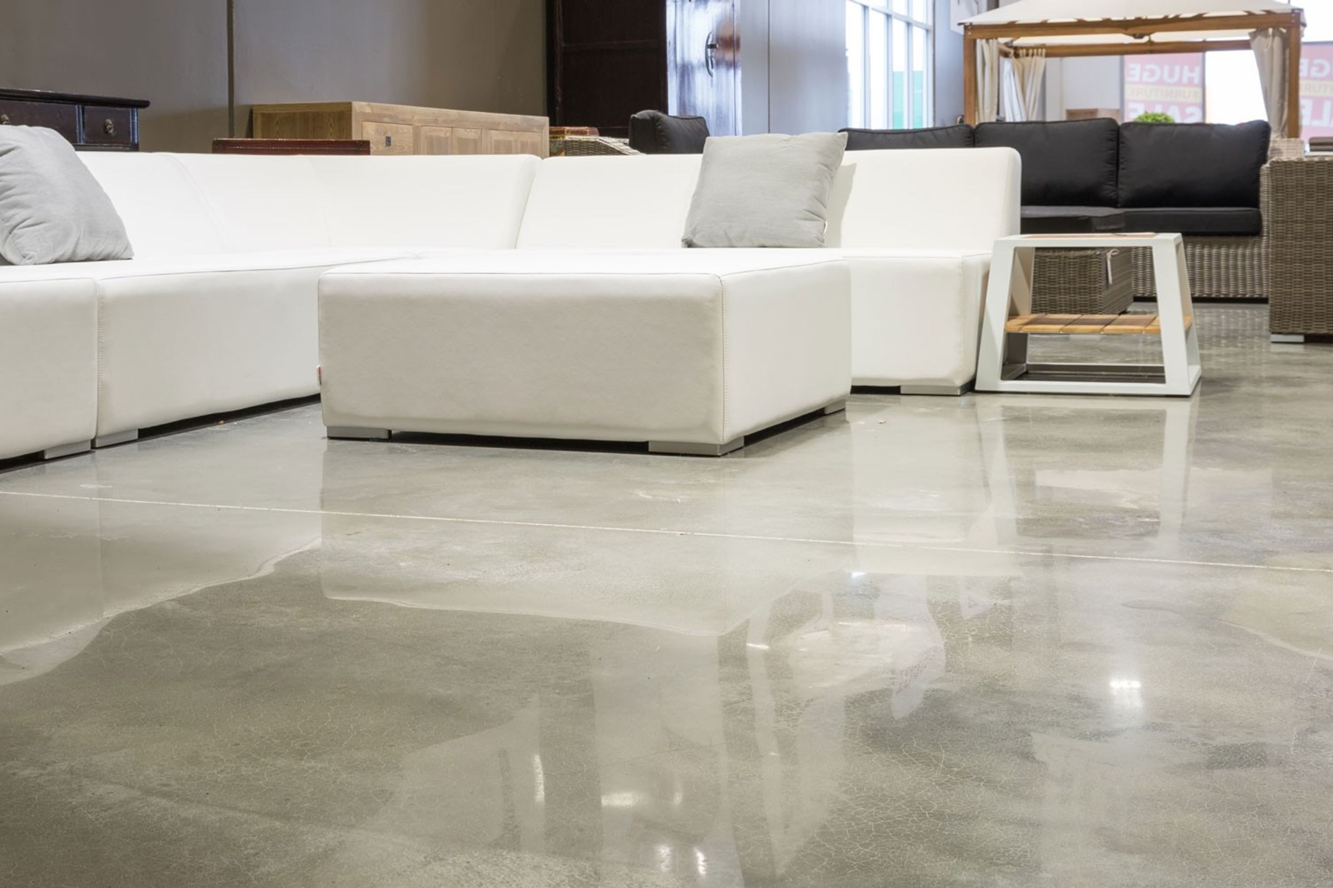 Polished Concrete Flooring - Warehouse (Plain Exposure)