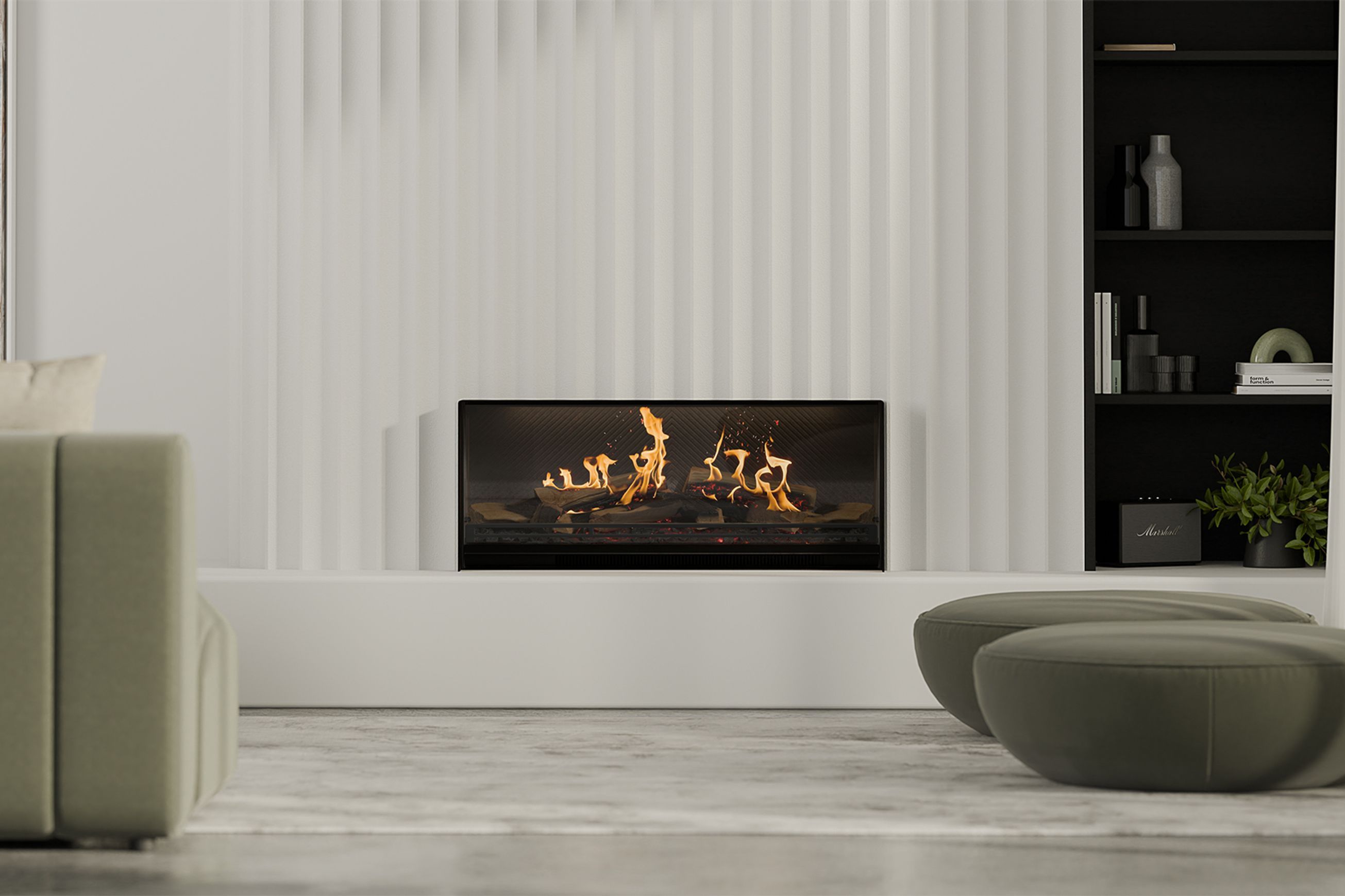 Escea LE1000 Holographic Electric Fireplace