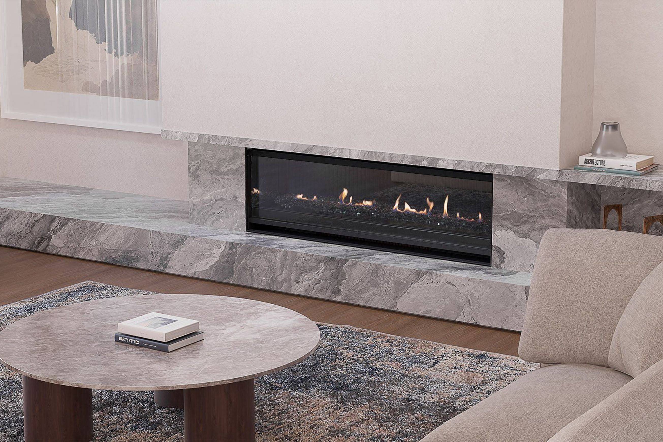 Escea LR1250 Inbuilt Electric Fireplace