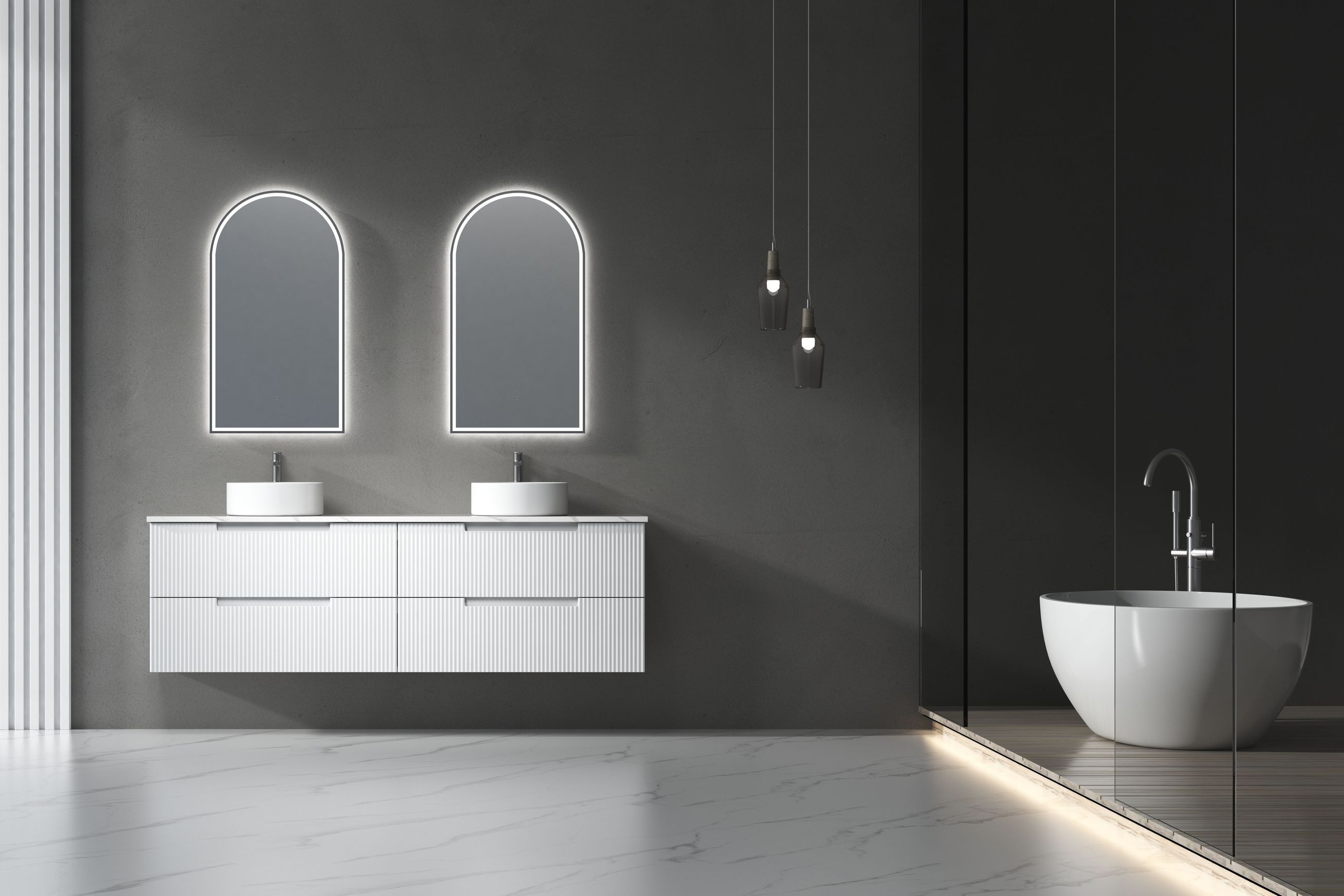 Aulic Canterbury LED Mirror