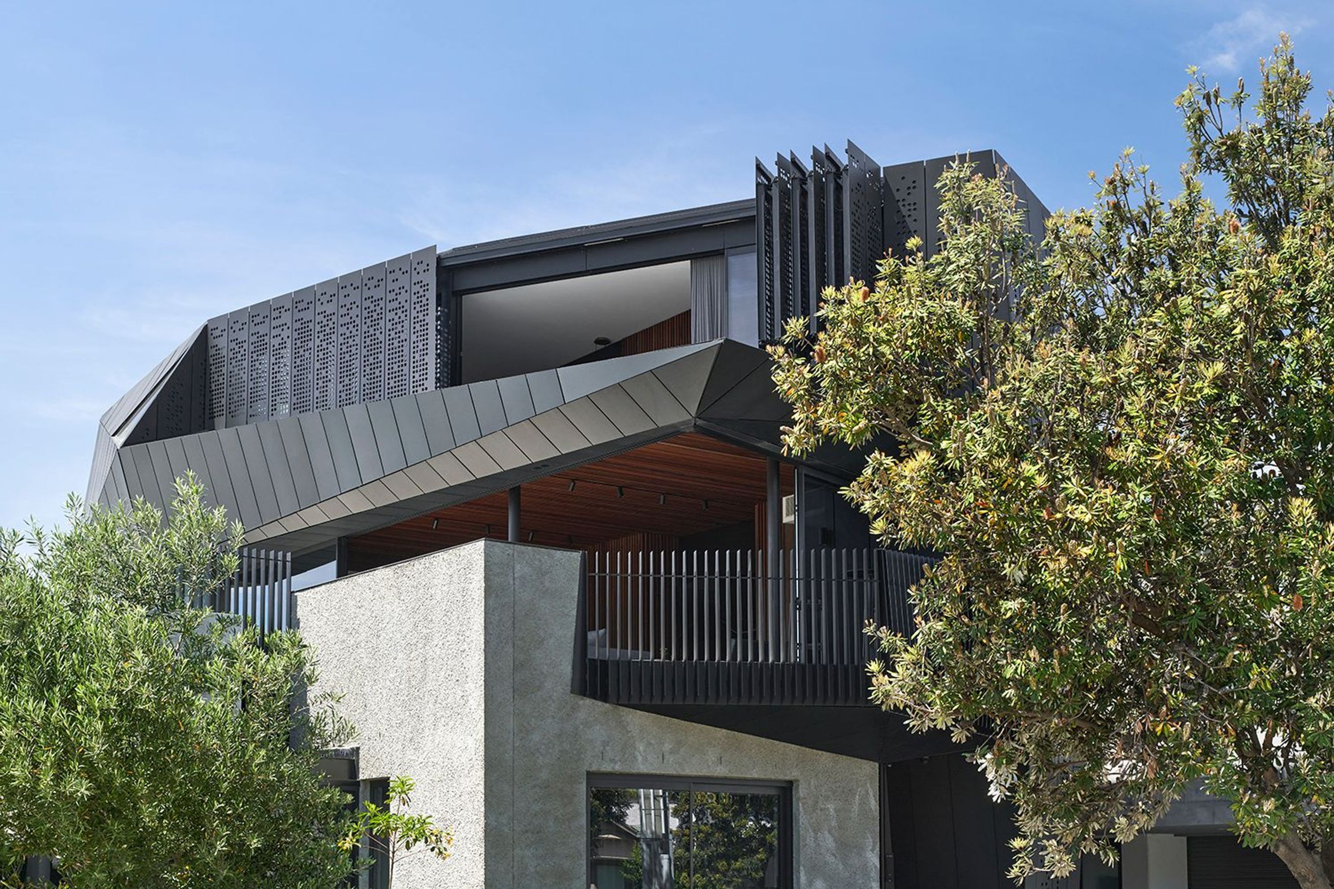 Motorised Vertical Bi-Fold Screens | Shade Factor