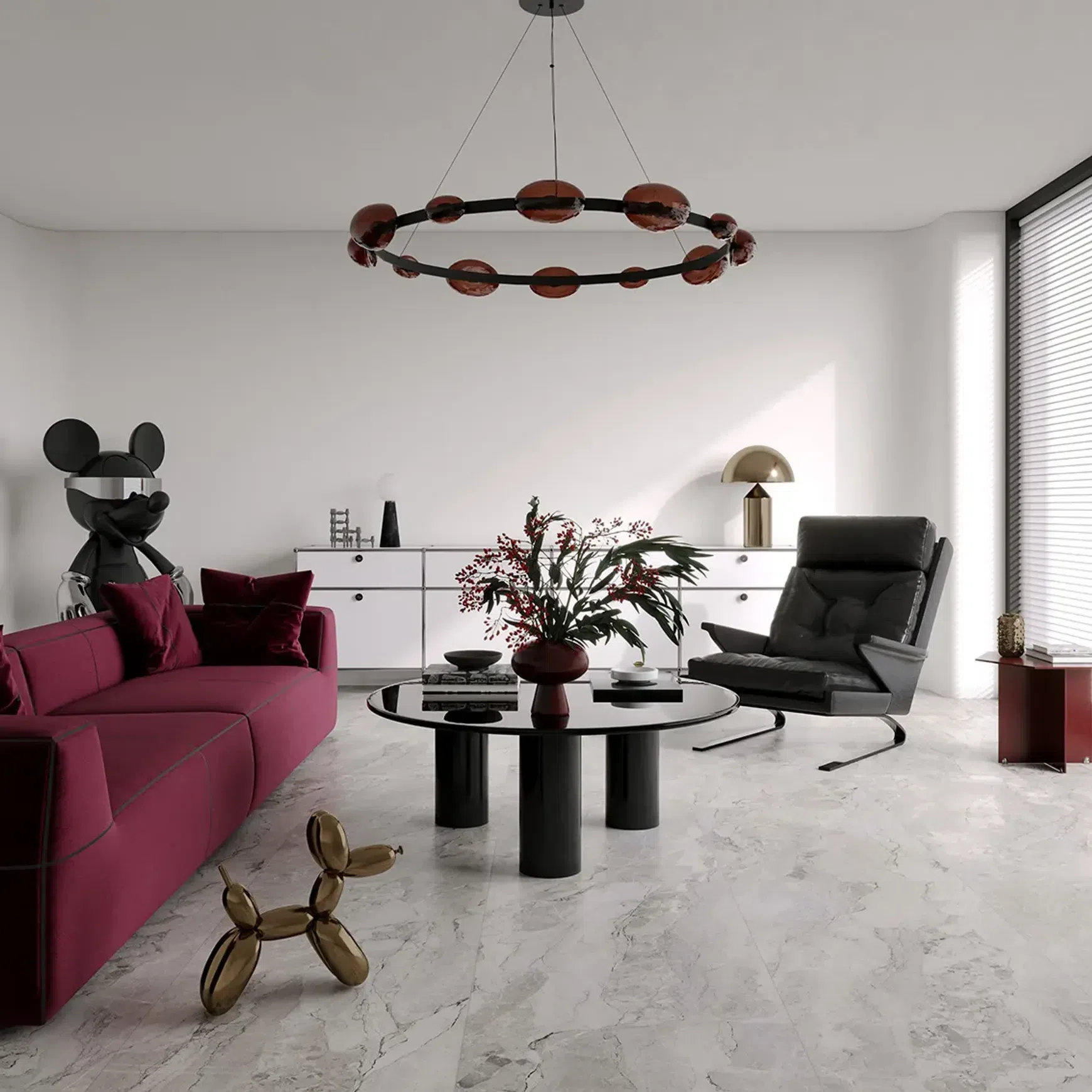 Pebble Grey Breccia Honed 750x1500