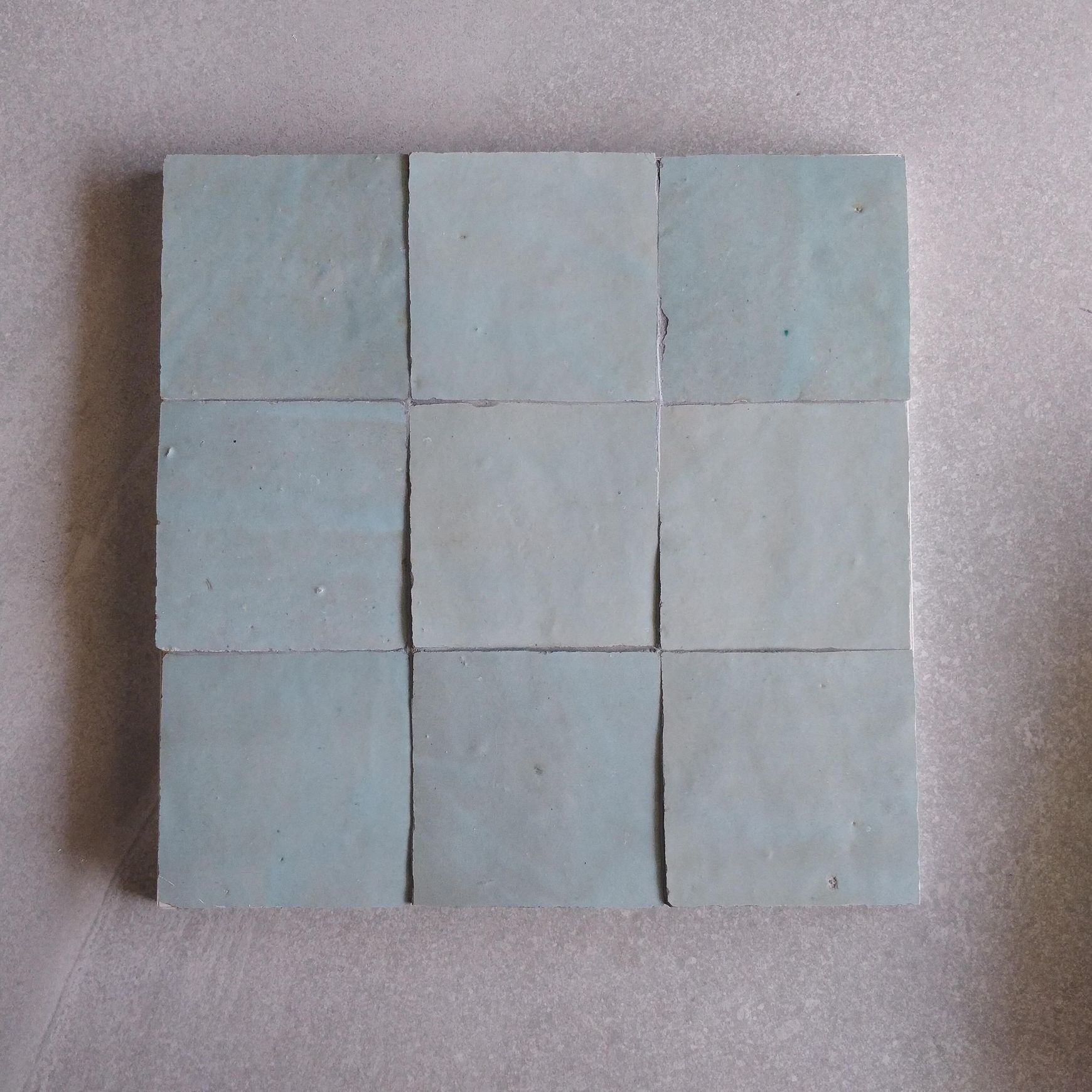 Moroccan Zellige - Aquamarine