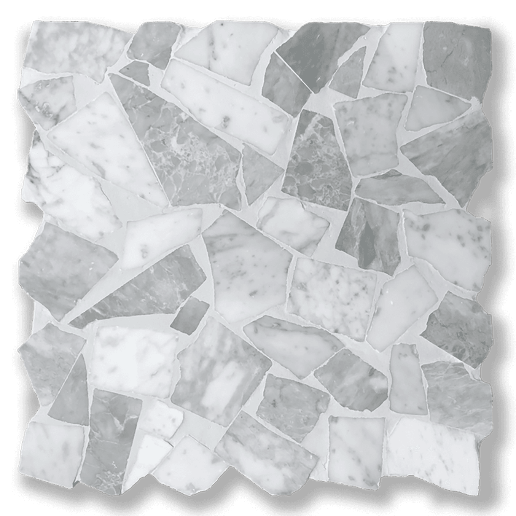 Carrara & Bardiglio Honed Palladiana