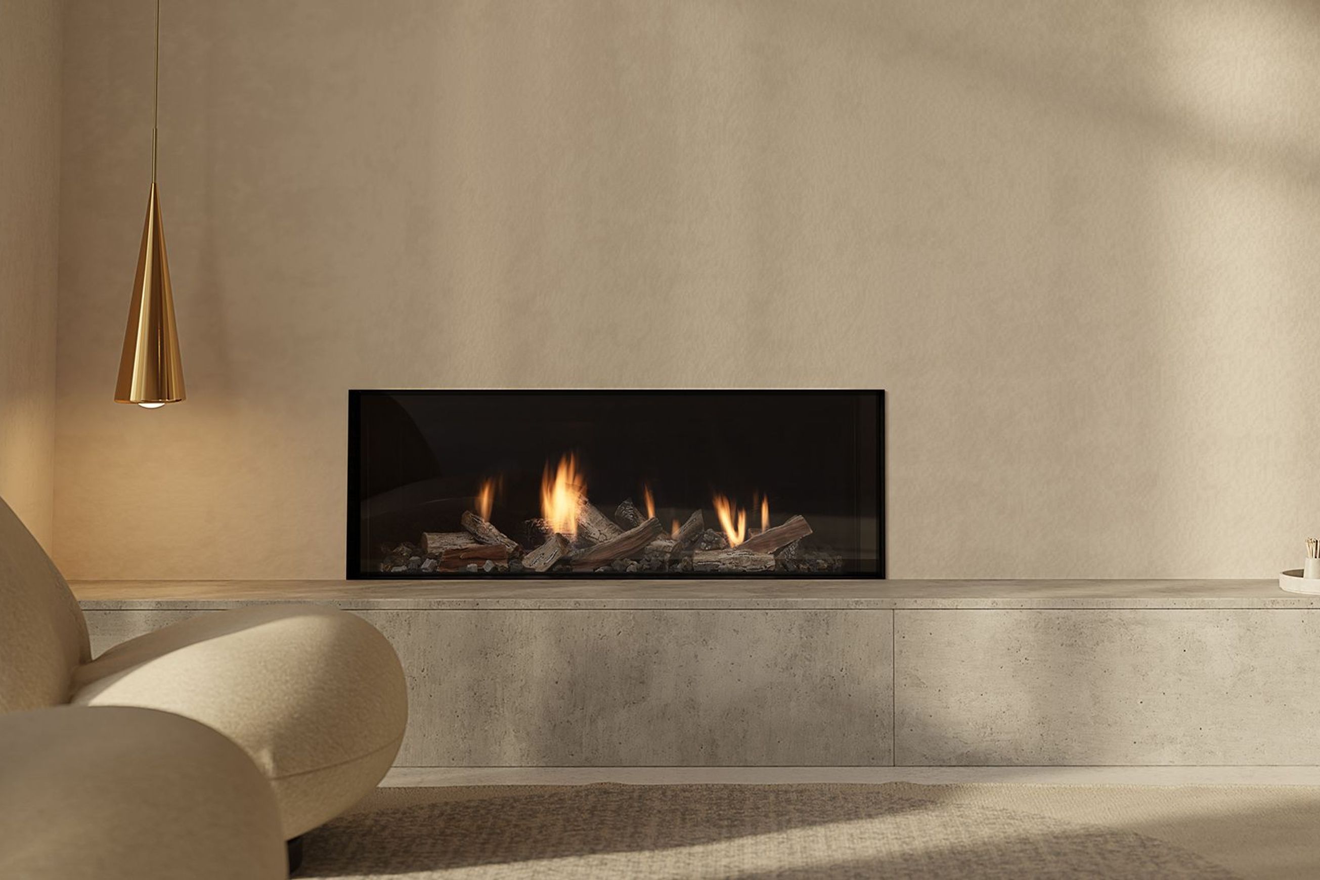 MODE KB1150 Frameless Linear Gas Fireplace