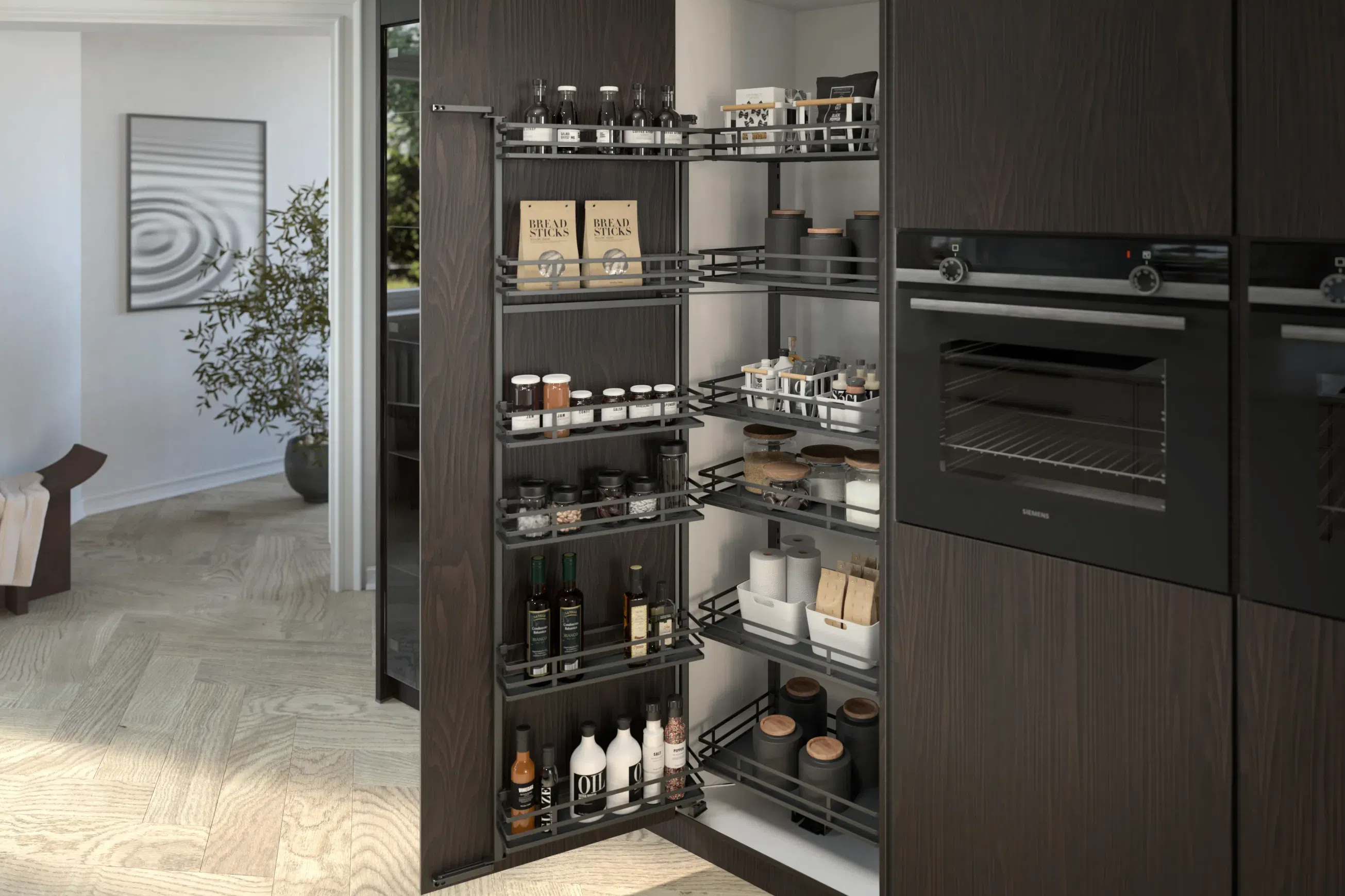 ISEO Double Swing-Out Larder
