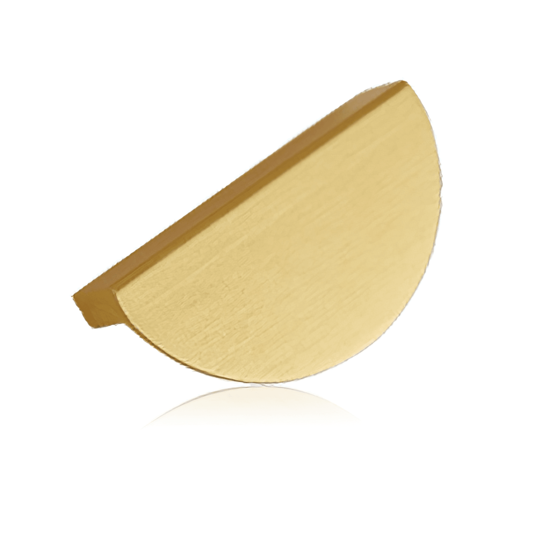 Krome Half Moon Handle 64mm Brushed Brass