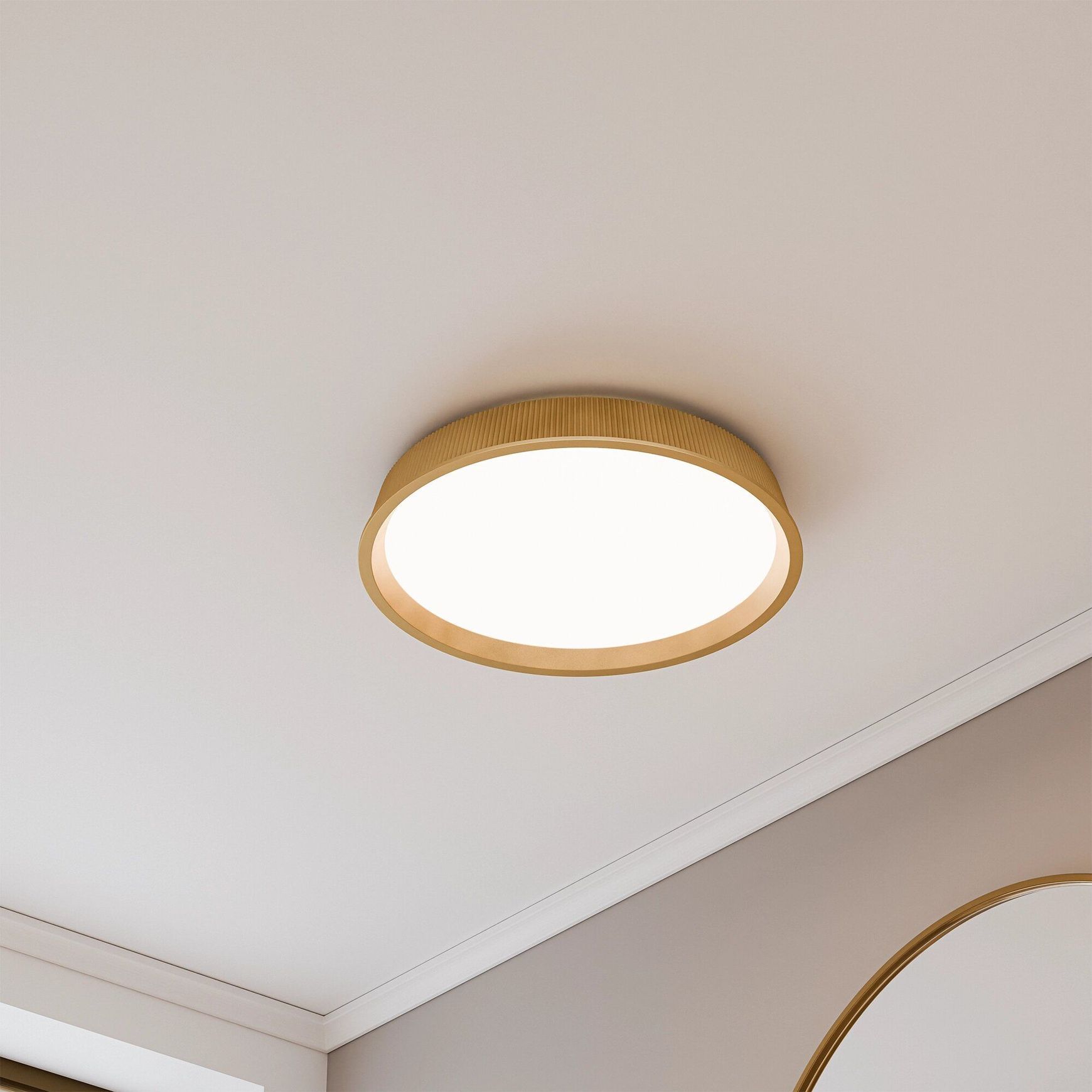 Kinglet Ribbed Ceiling Light