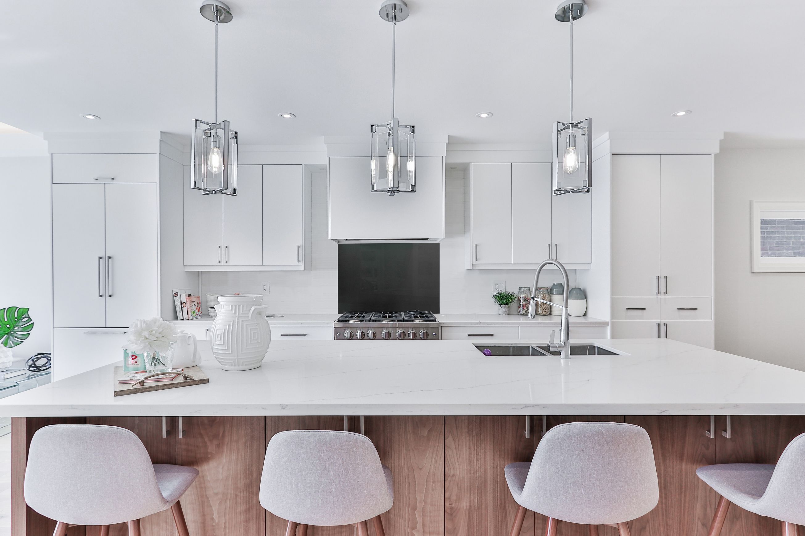 Black Glass Splashback