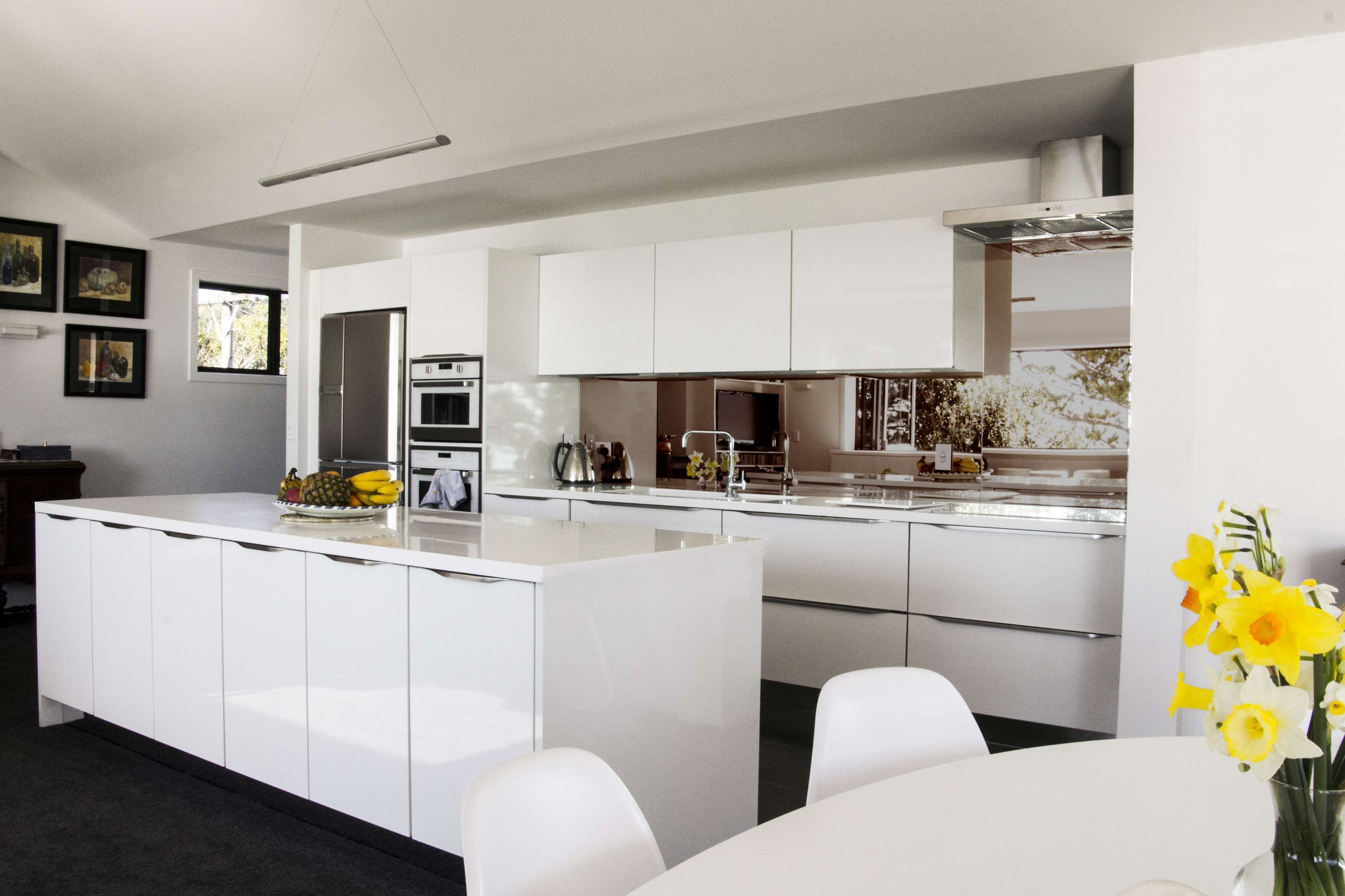 Bronze Mirror Glass Splashback