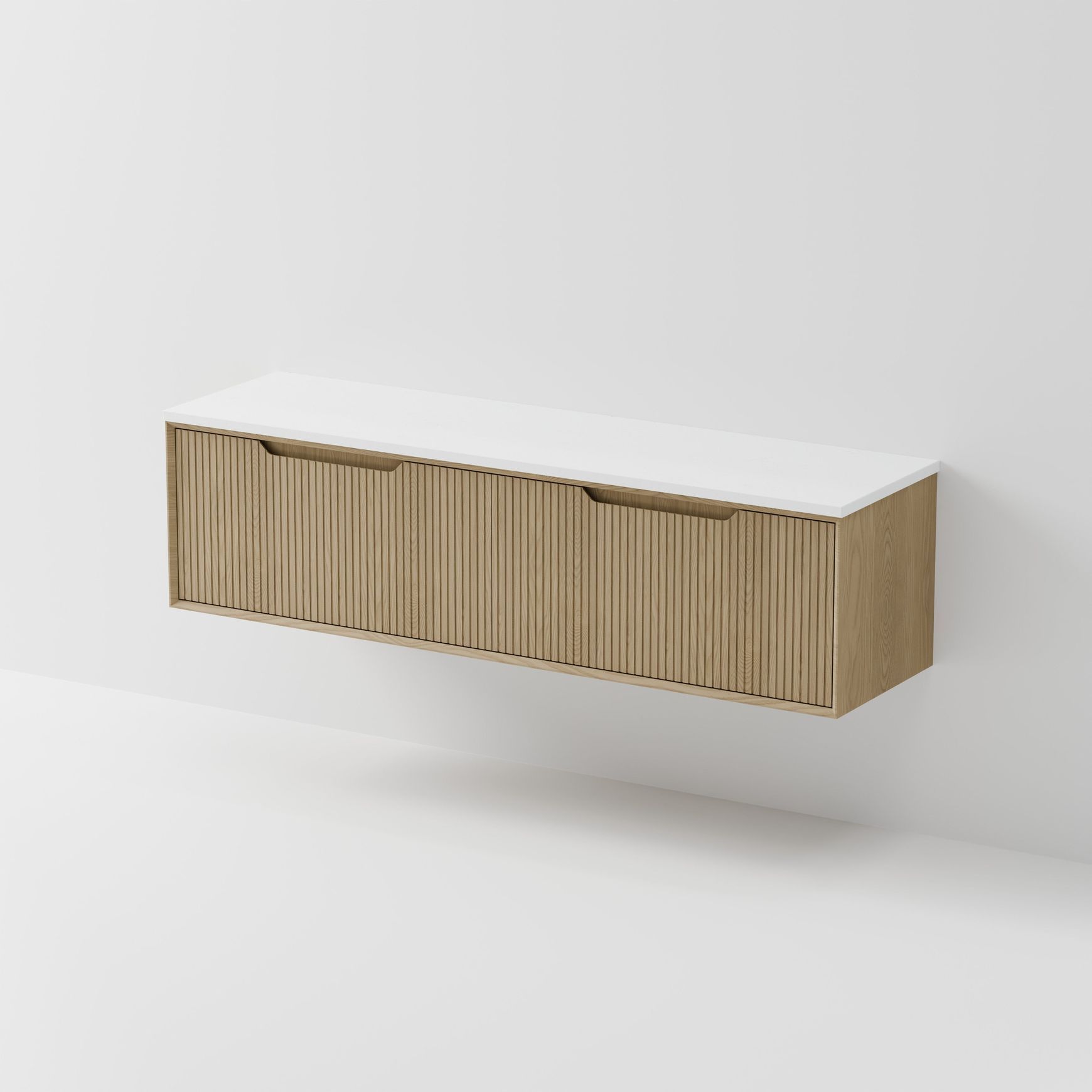 Aria 1800DB Vanity | Concrete Slab Top