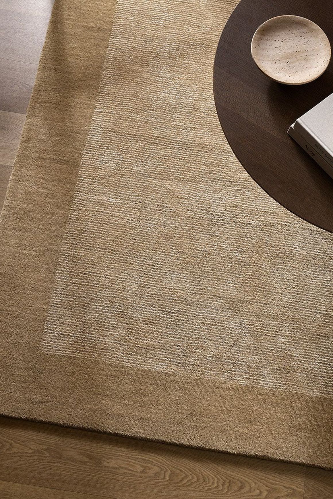 Mayfair Wool/Linen Floor Rug - Wheat