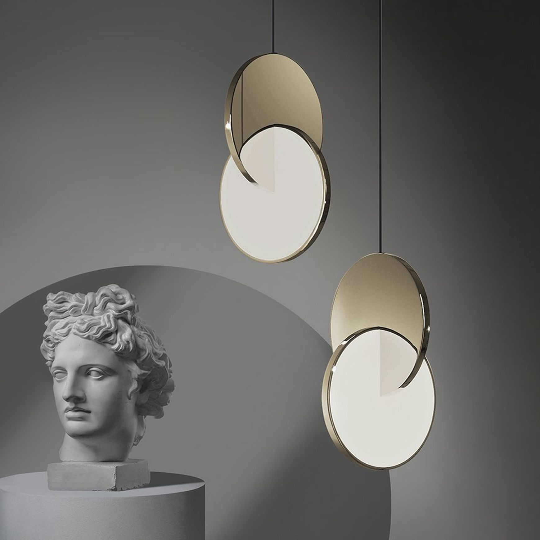 Eclipse Pendant Light - Polished Chrome