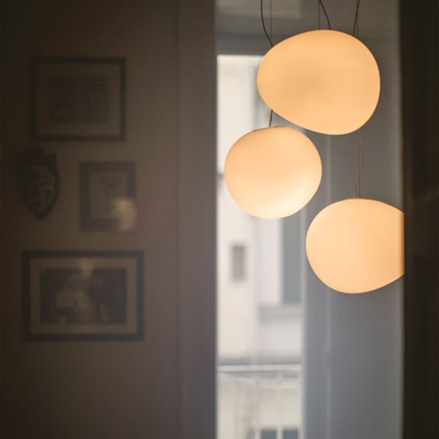 Gregg Grande Suspension Lamp - Glass