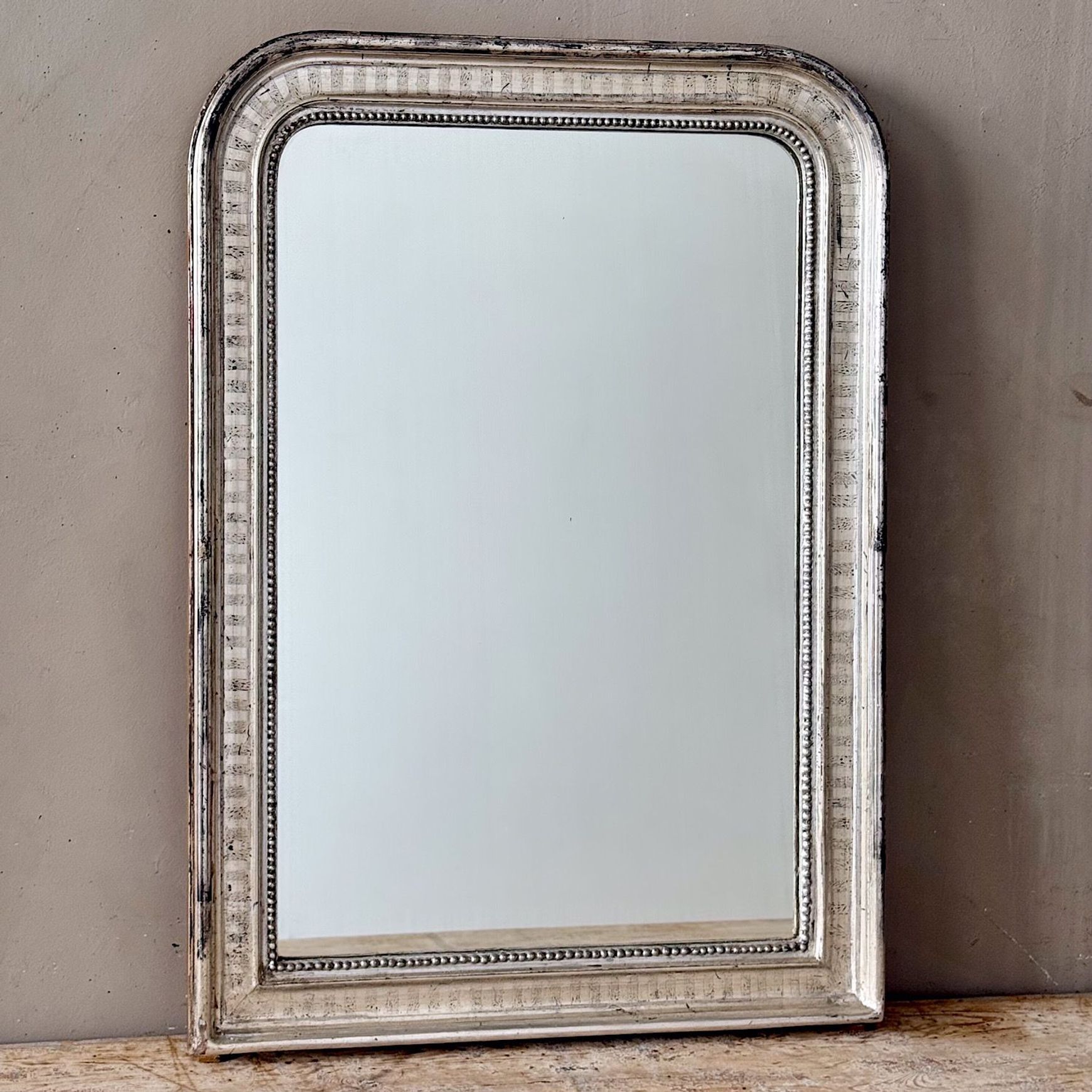 Louis Philippe Silvered Mirror