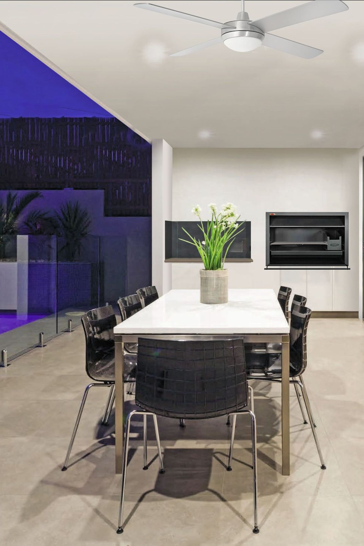 Built-in Outdoor Barbeque