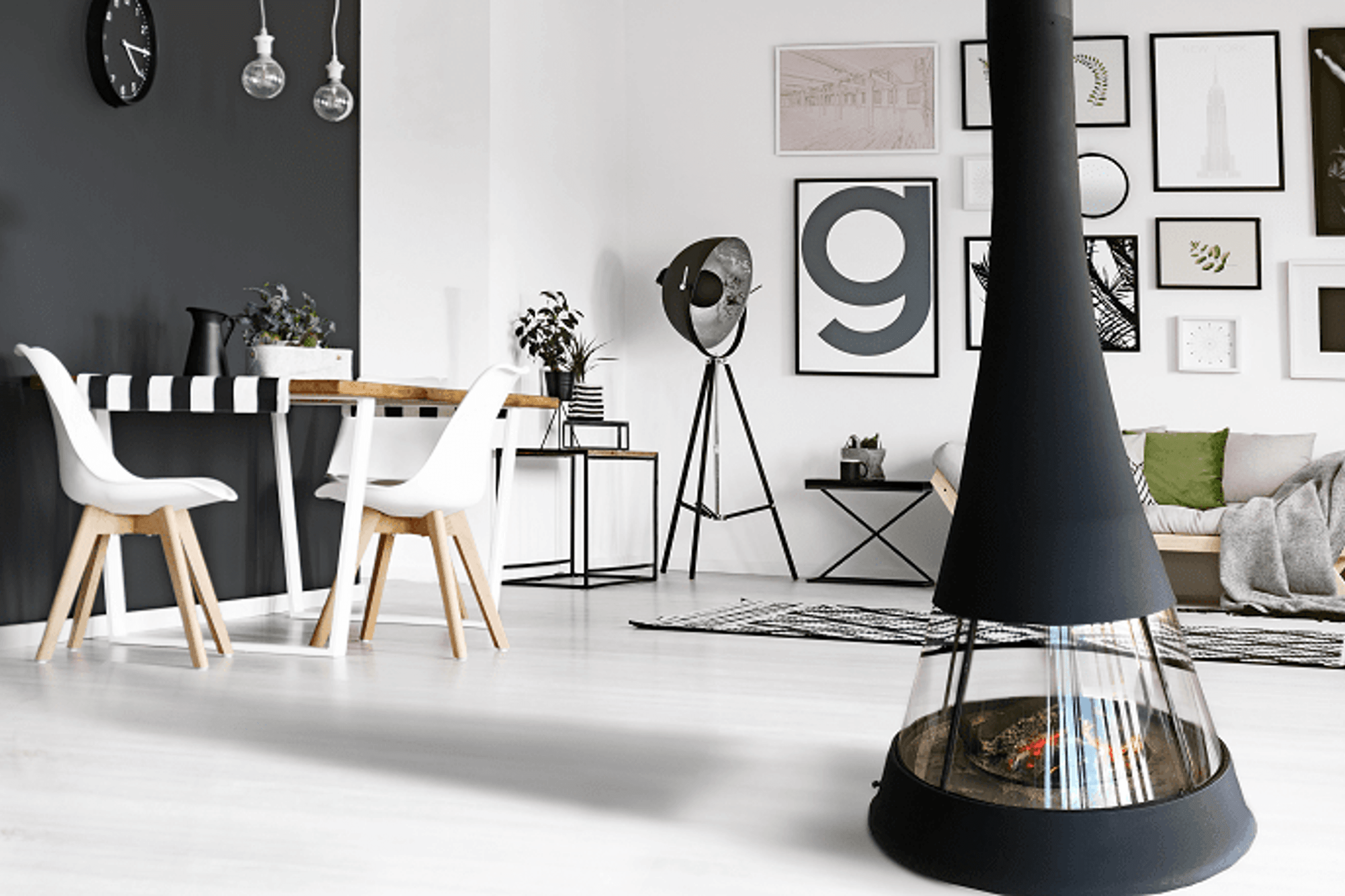 Jc Bordelet Linea 914 Suspended Fireplace