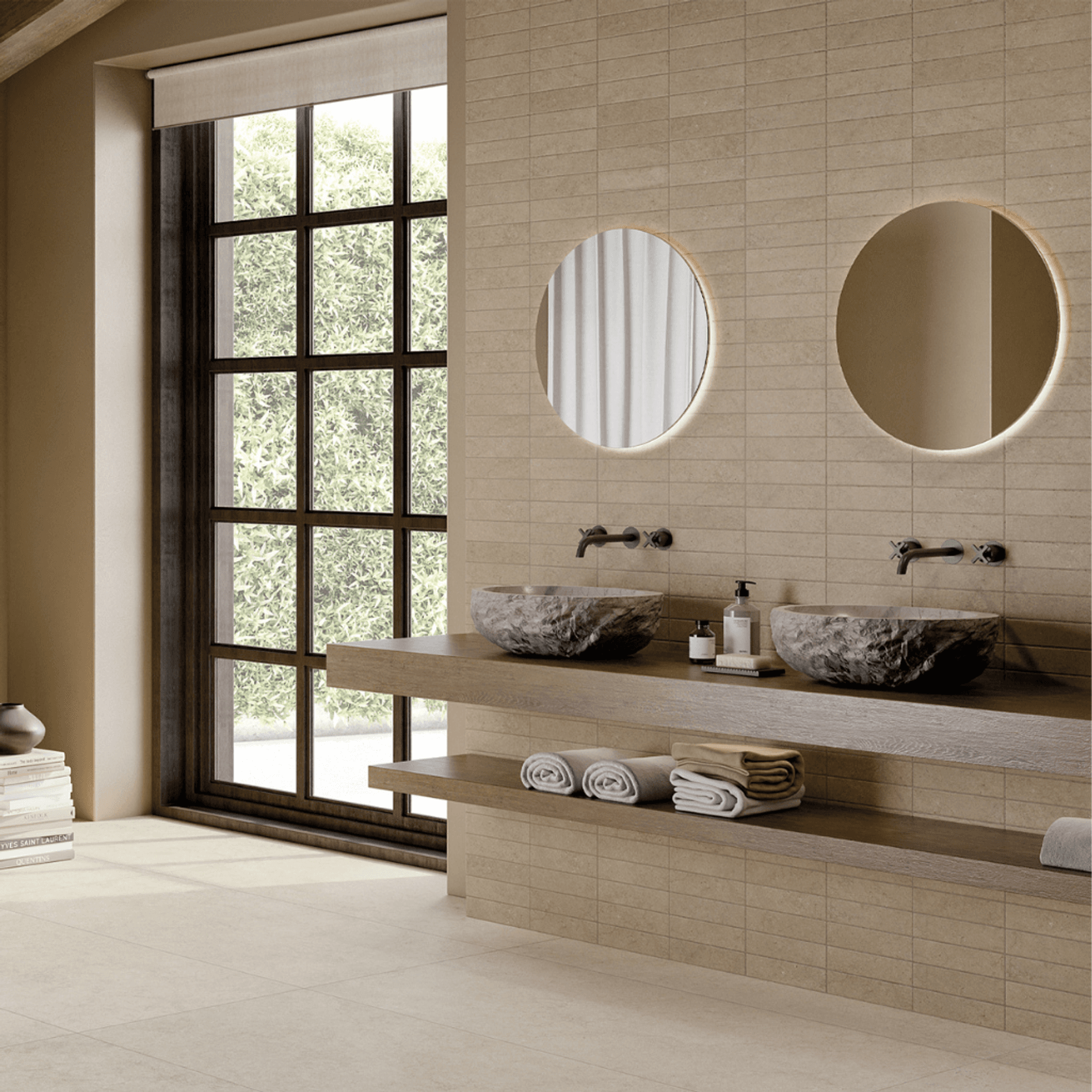 Lutezia Brick Beige tile