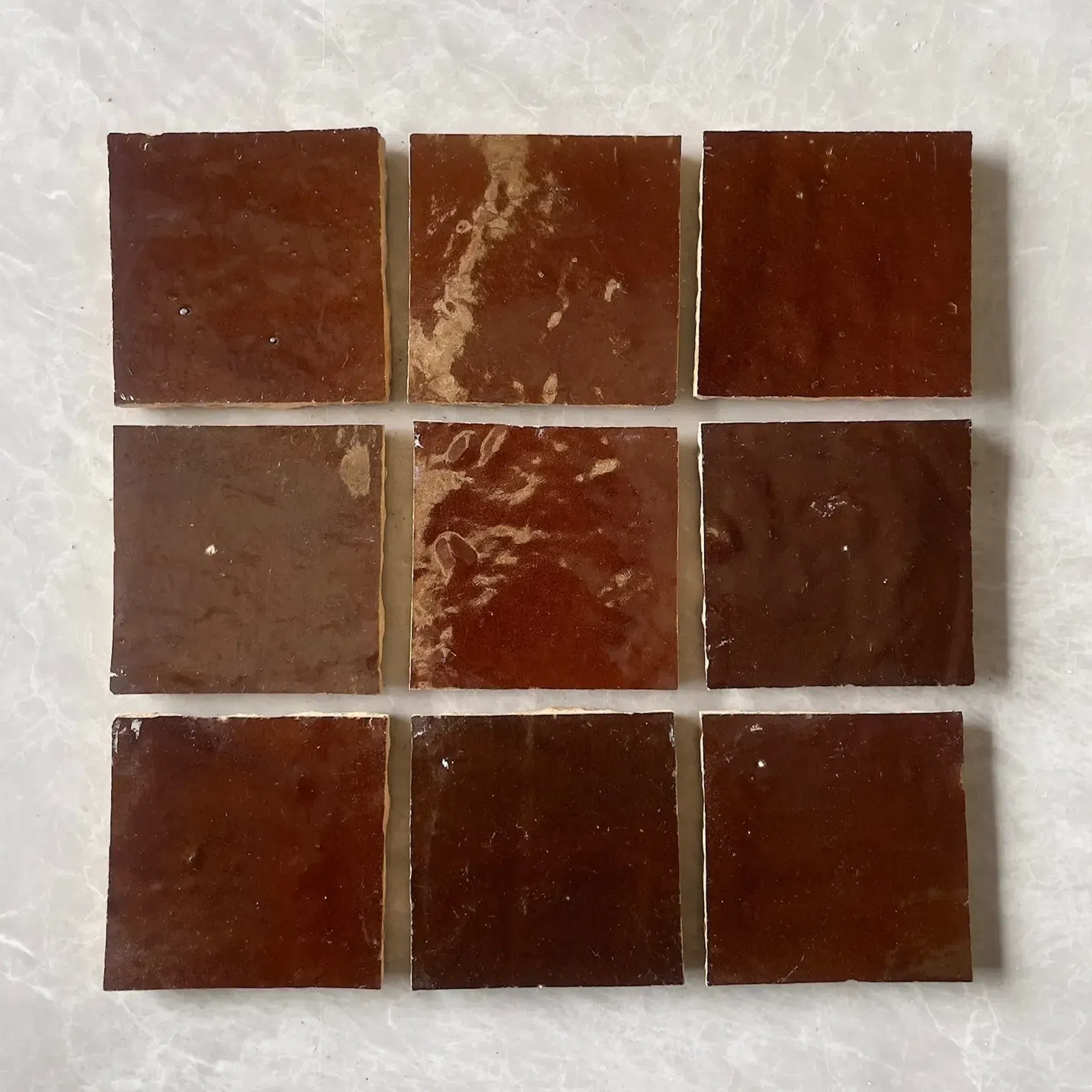 Chocolate Square Moroccan Zellige