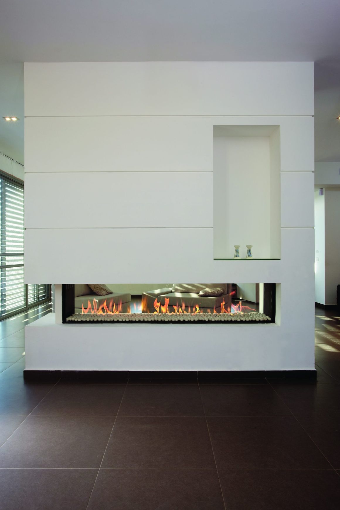 Ortal Tunnel See Thru 200 Gas Fireplace
