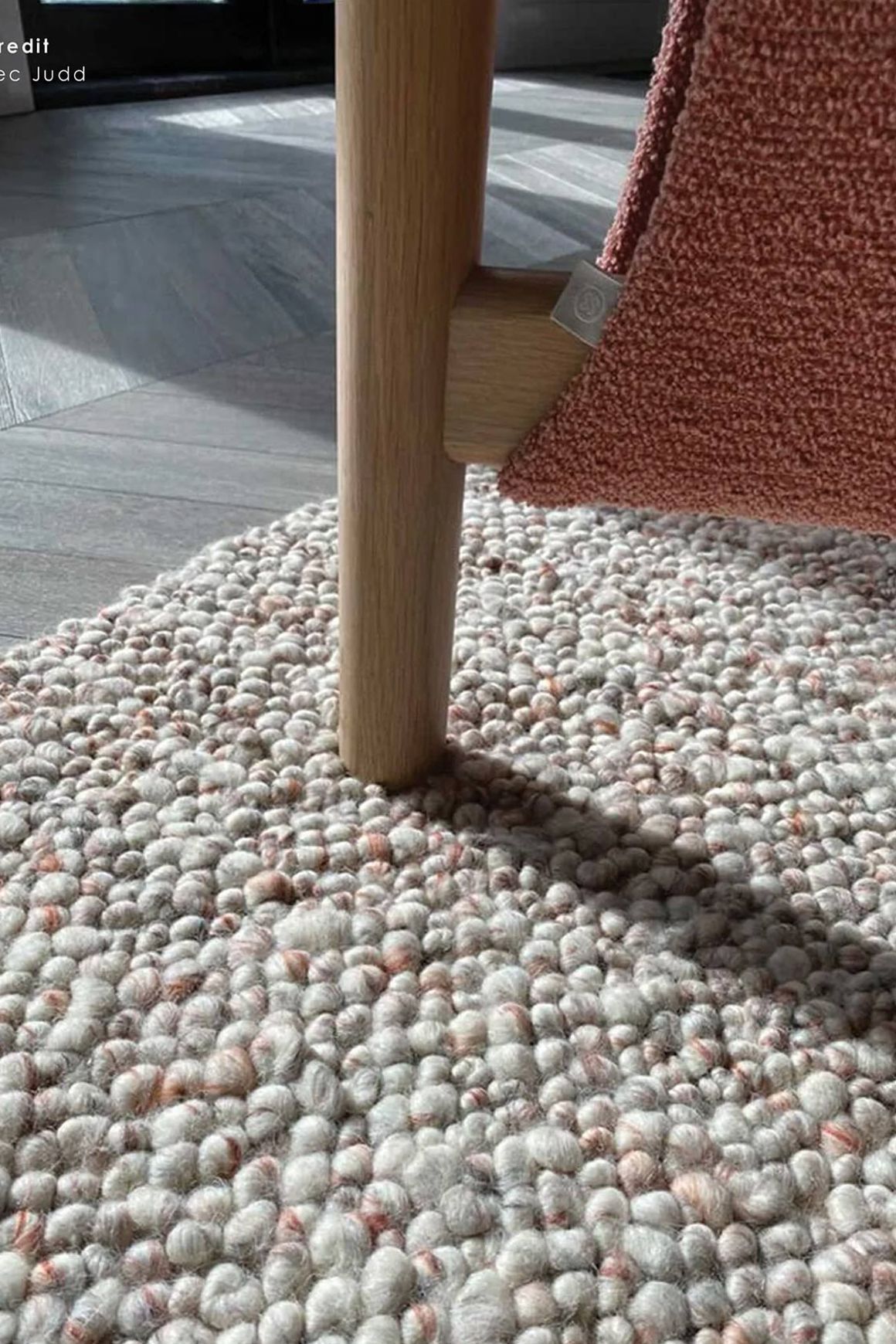 Tribe Home Pearle Rug - Coral | 100% Wool Rug
