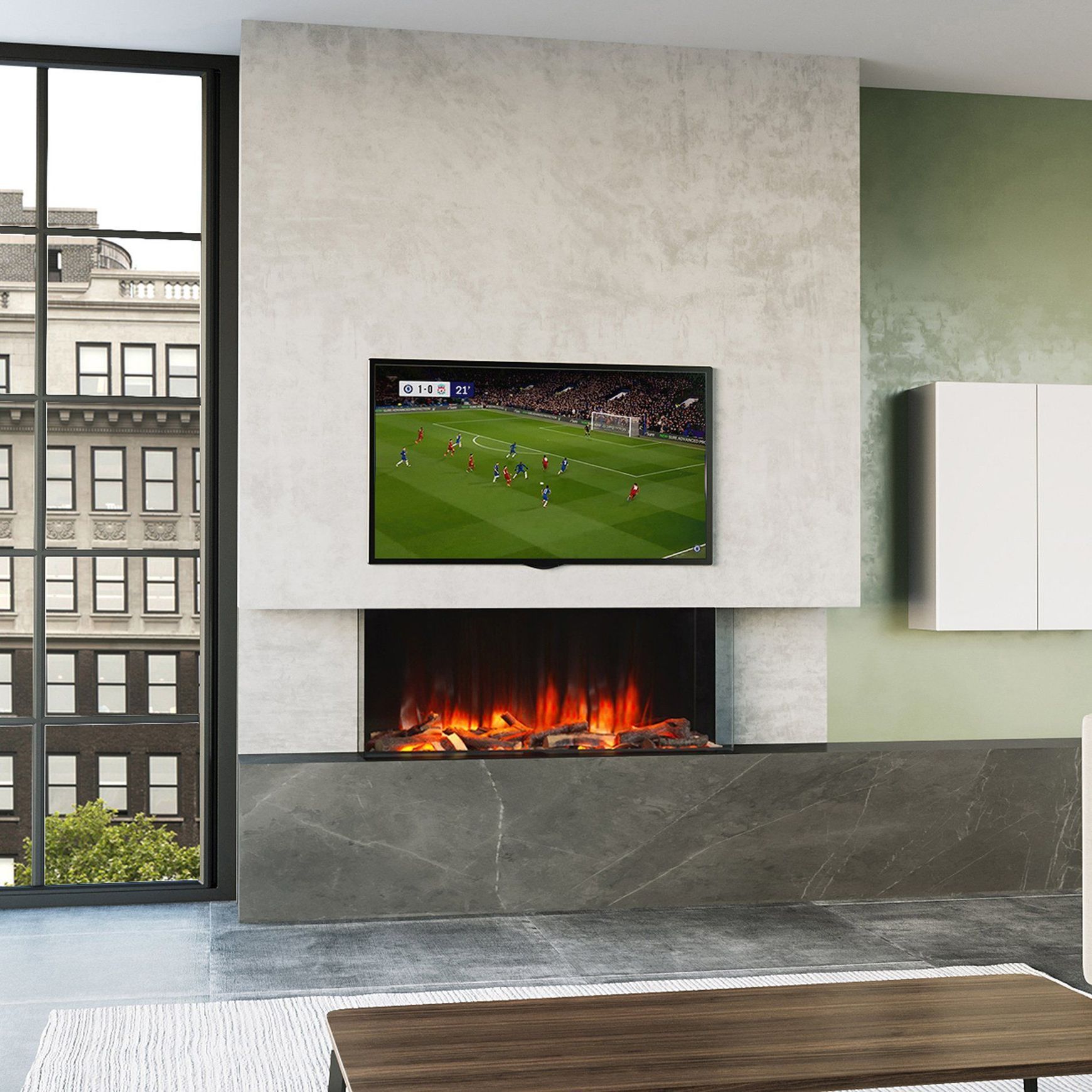 Polaris 1000E Electric Fireplace