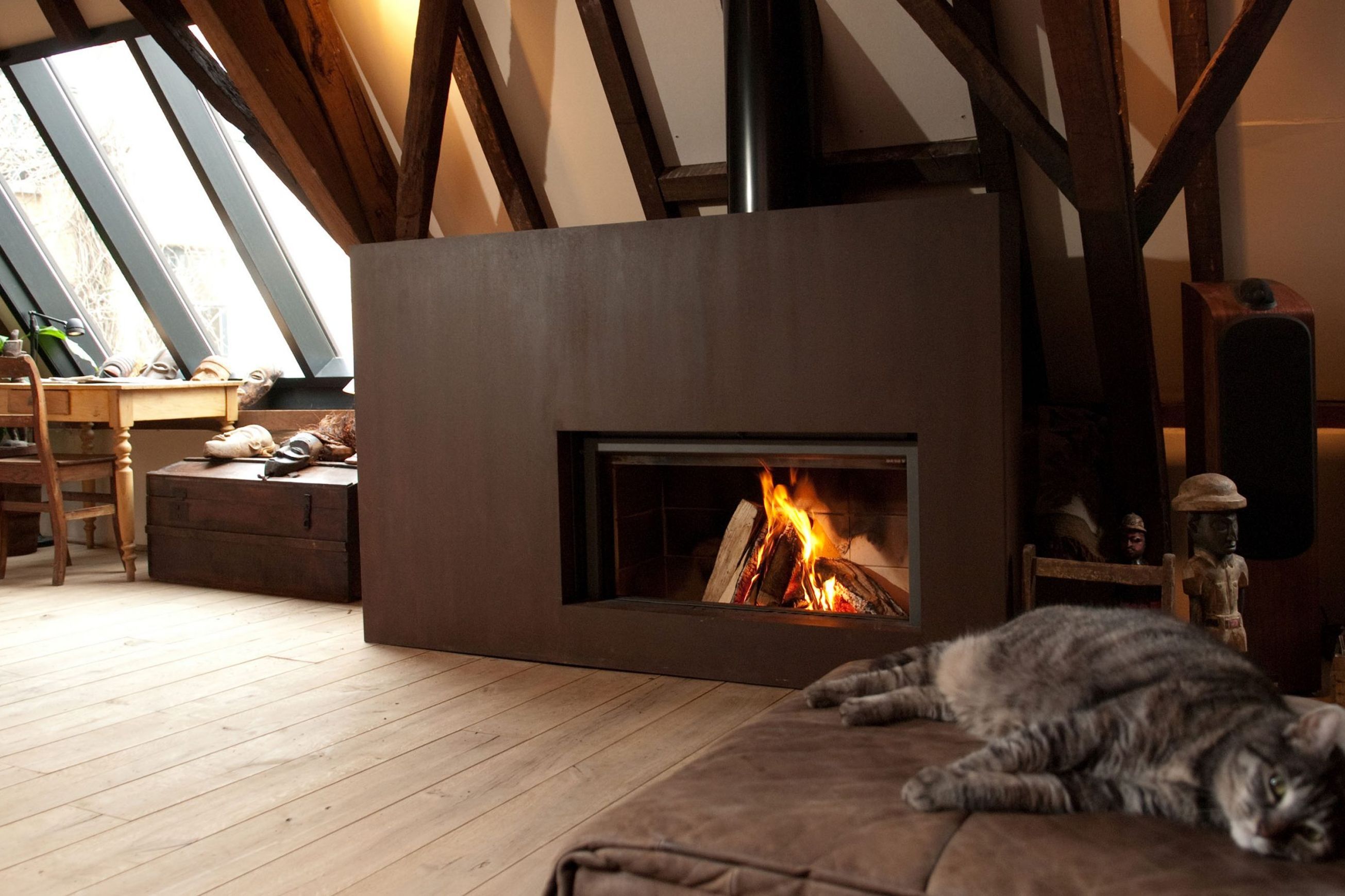 Stuv 21/125 Single Sided Wood Fireplace