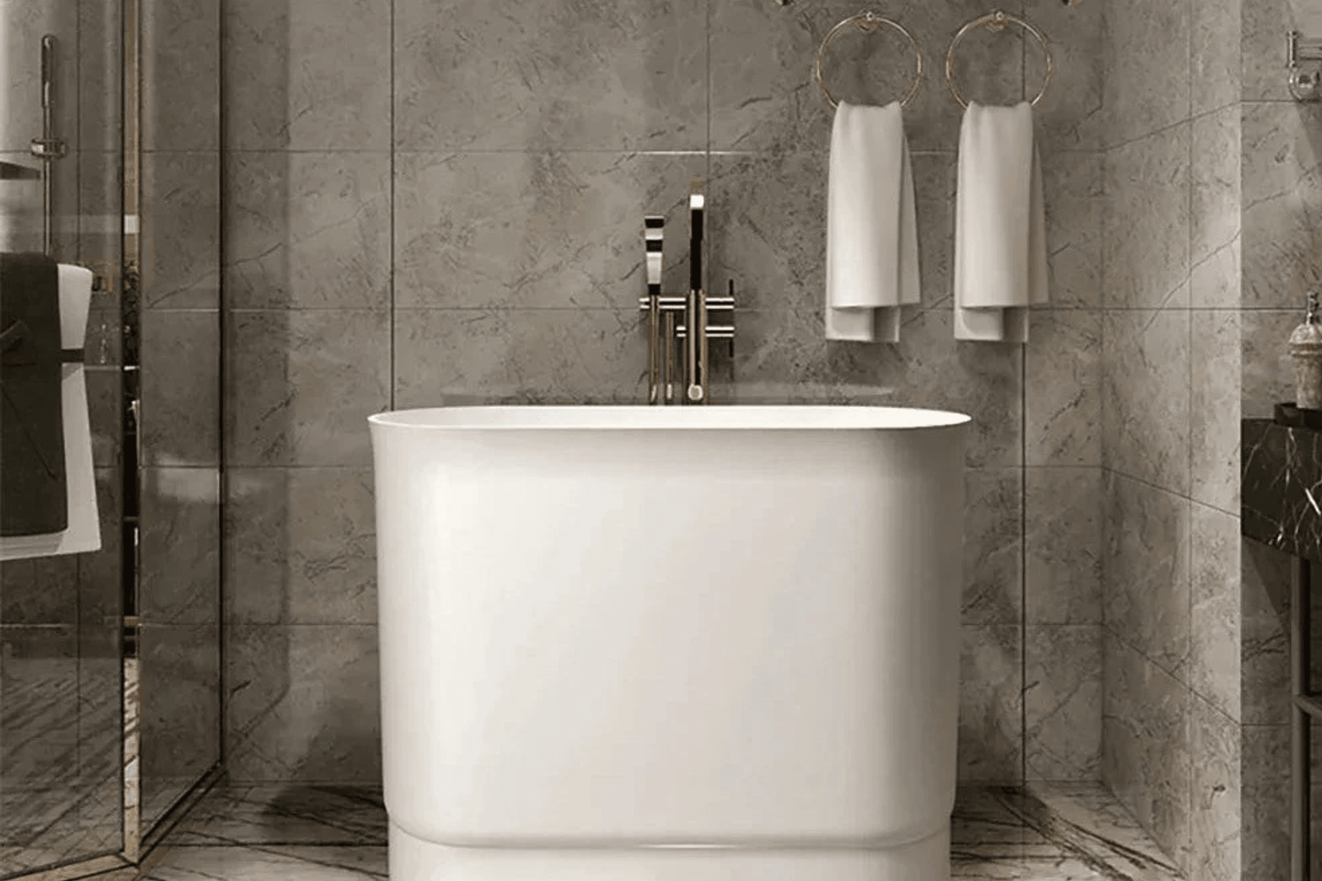 Josei Traditonal Japanese Soak Tub - 1000mm - MGF01