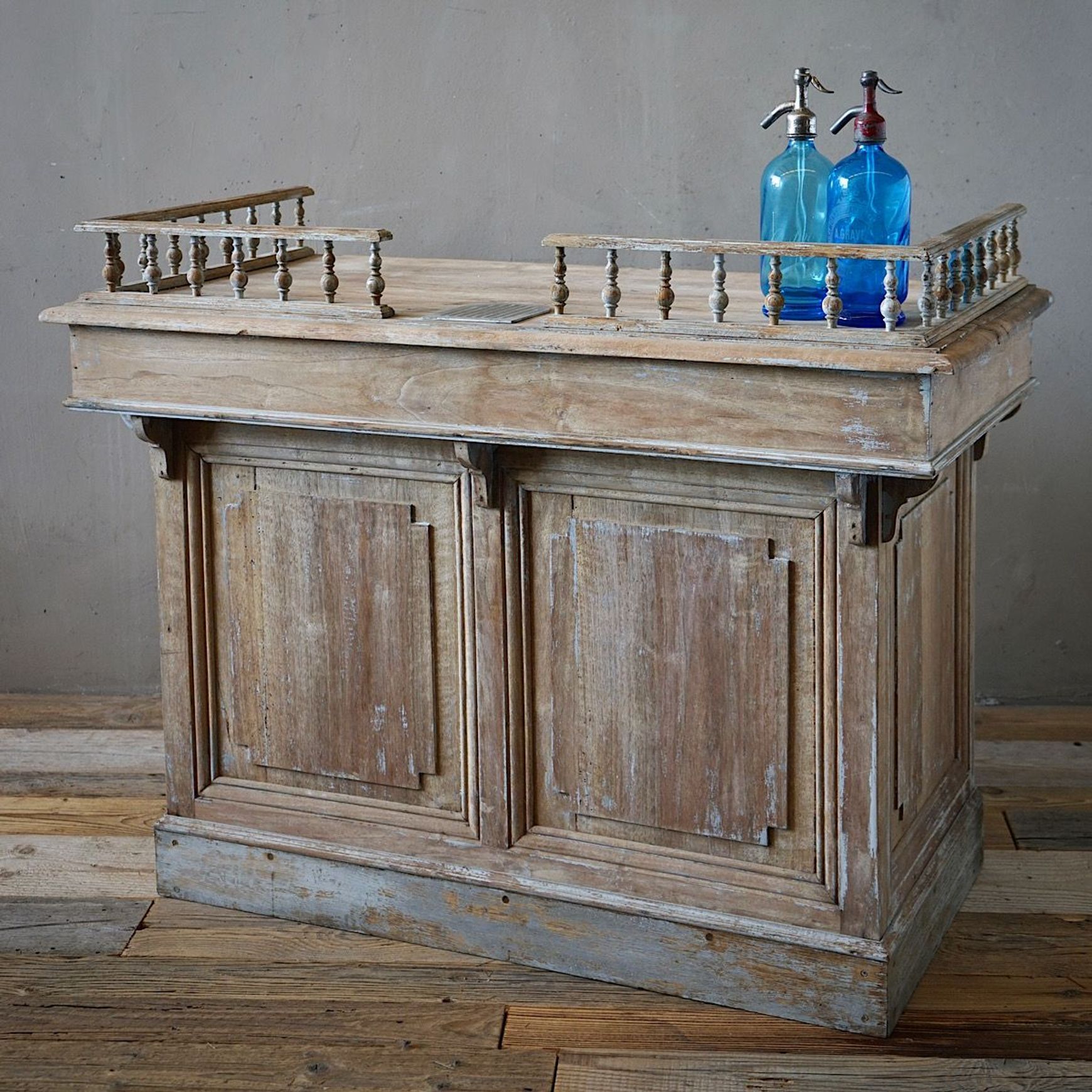French Painted Shop Counter