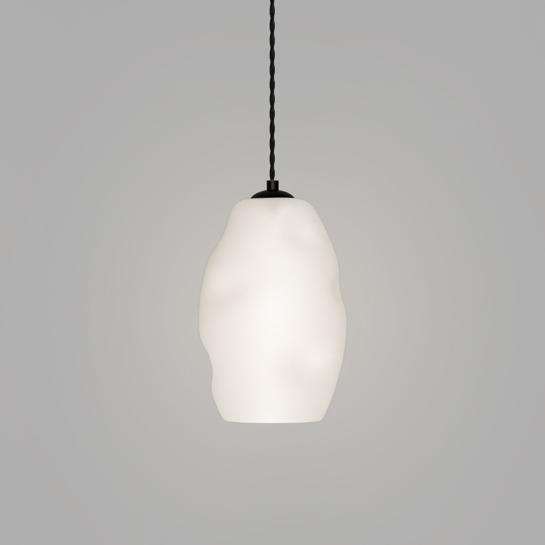 Organic White Pendant Light