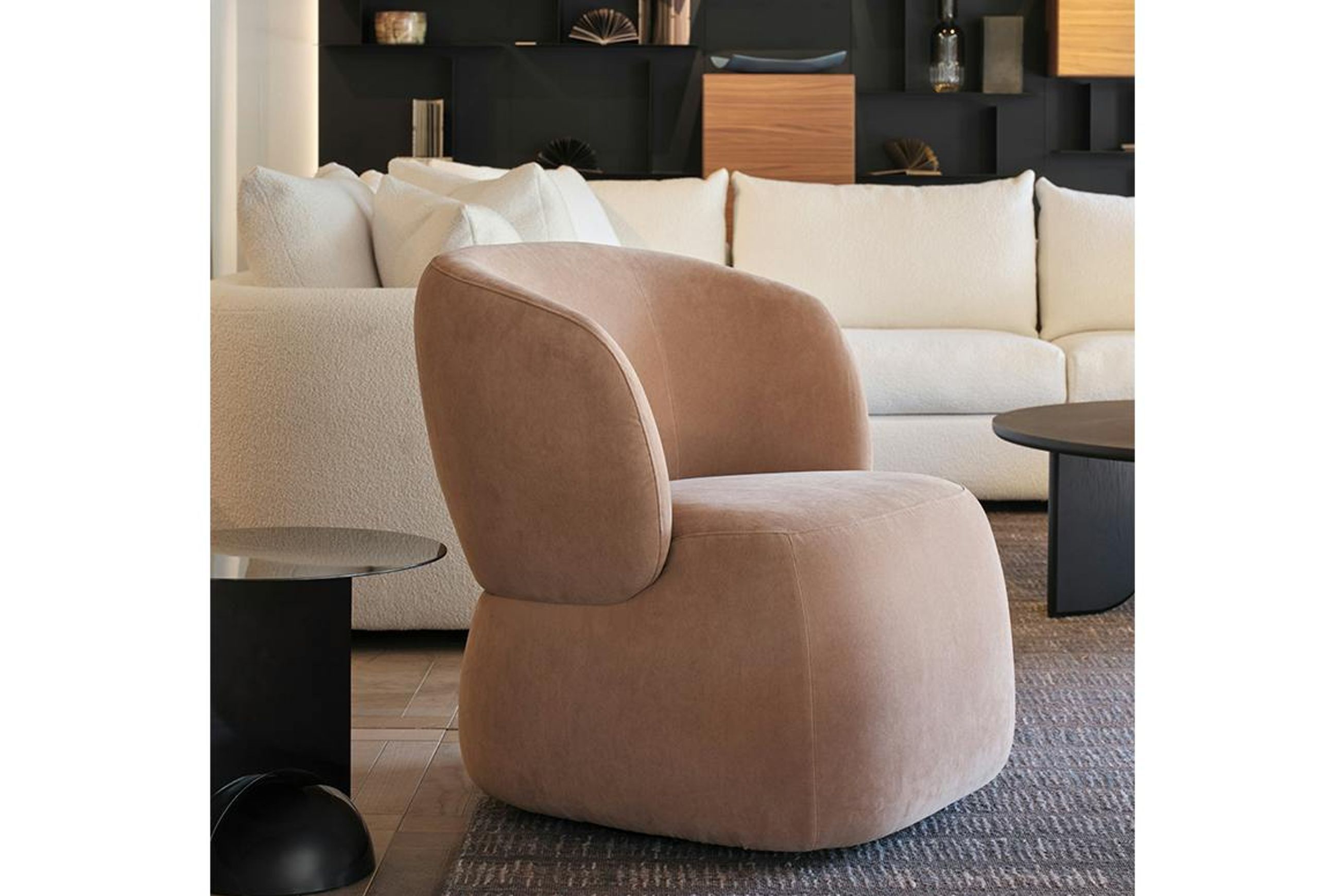 Lu Lu Swivel Armchair