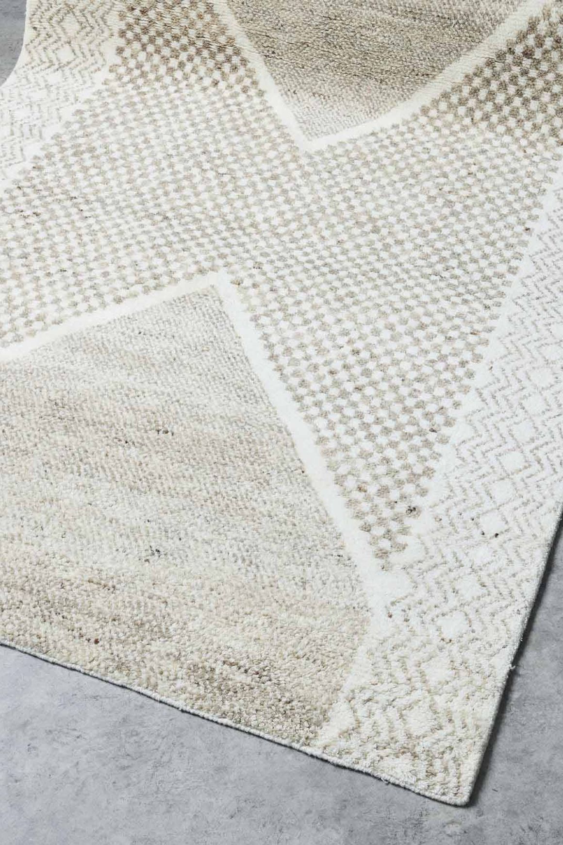 Tribe Home Marisa Rug - Mushroom | 100% NZ Wool Designer Rug