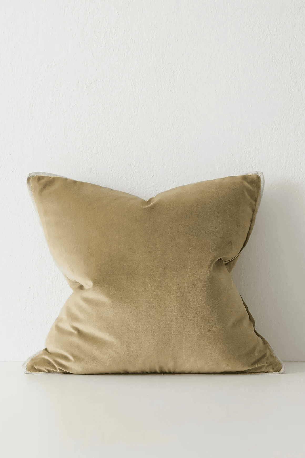 Weave Home Francesca Cushion Cover - Olive | Velvet