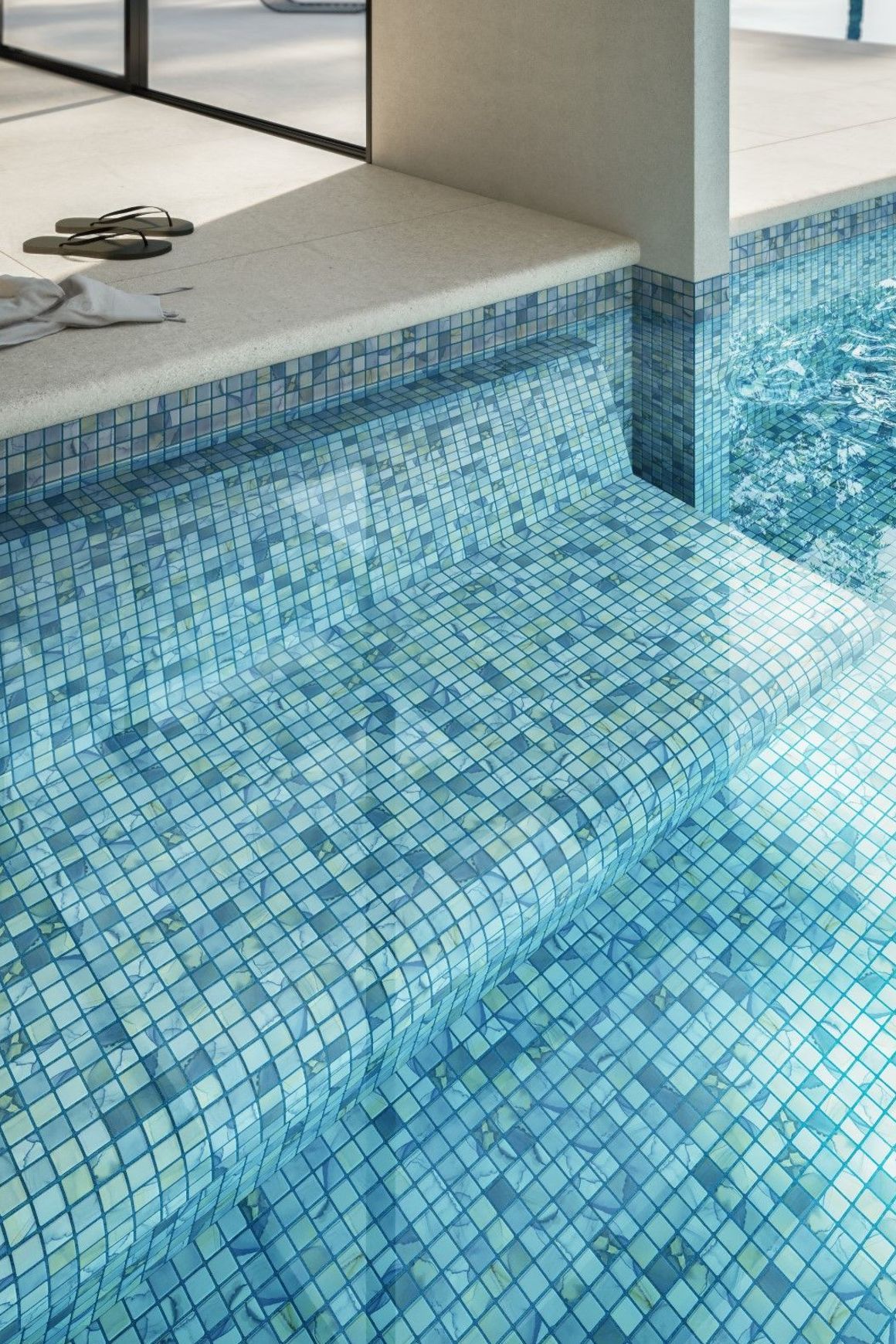 Washes Tile | Aquarelle Collection by Ezarri