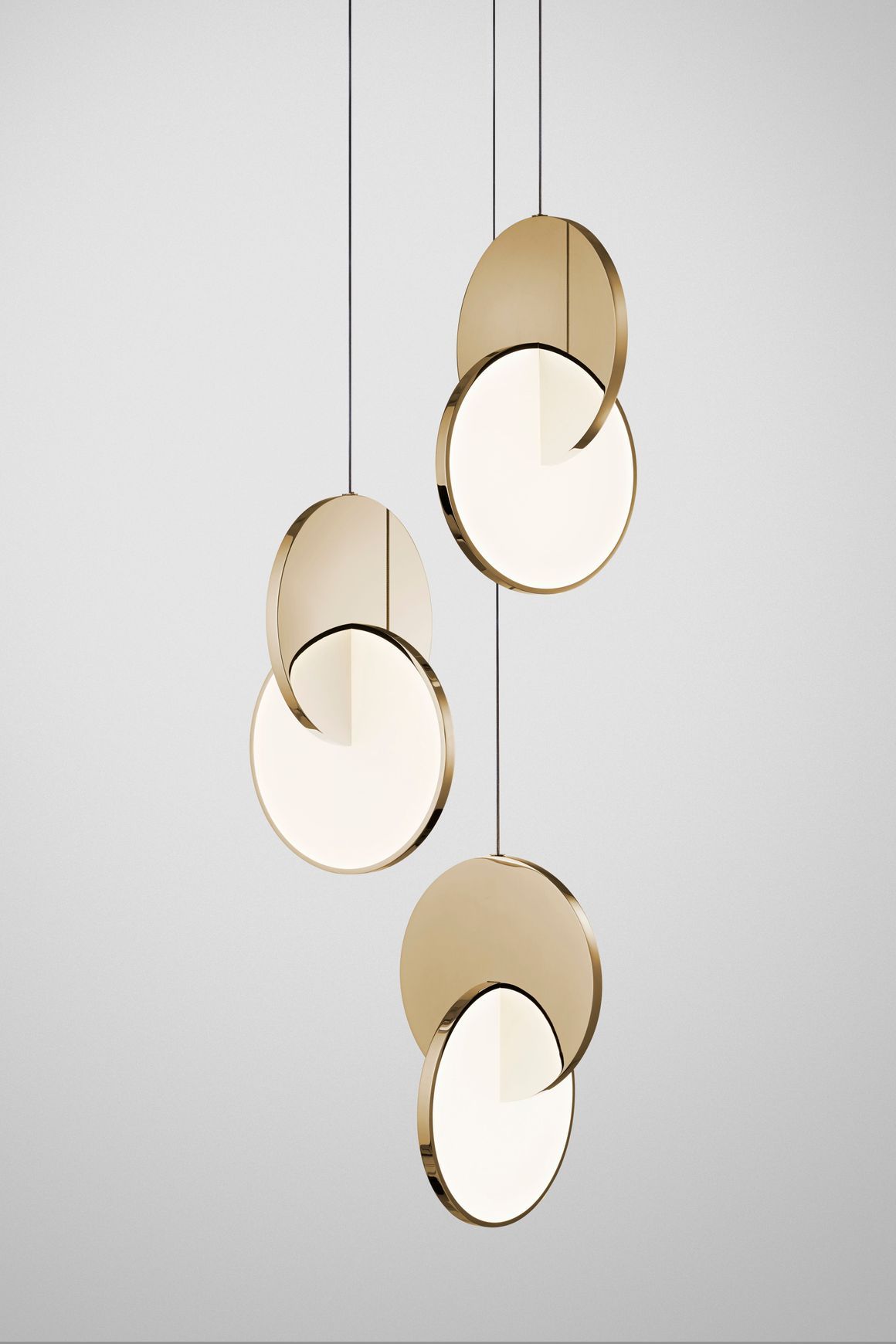 Eclipse Pendant Light - Polished Gold