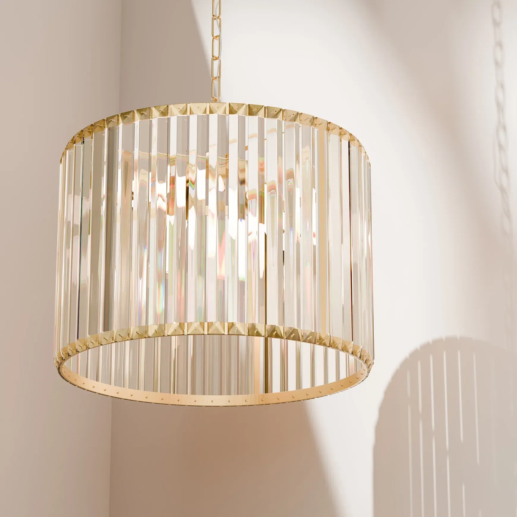 Crane Crystal E27 Pendant Light
