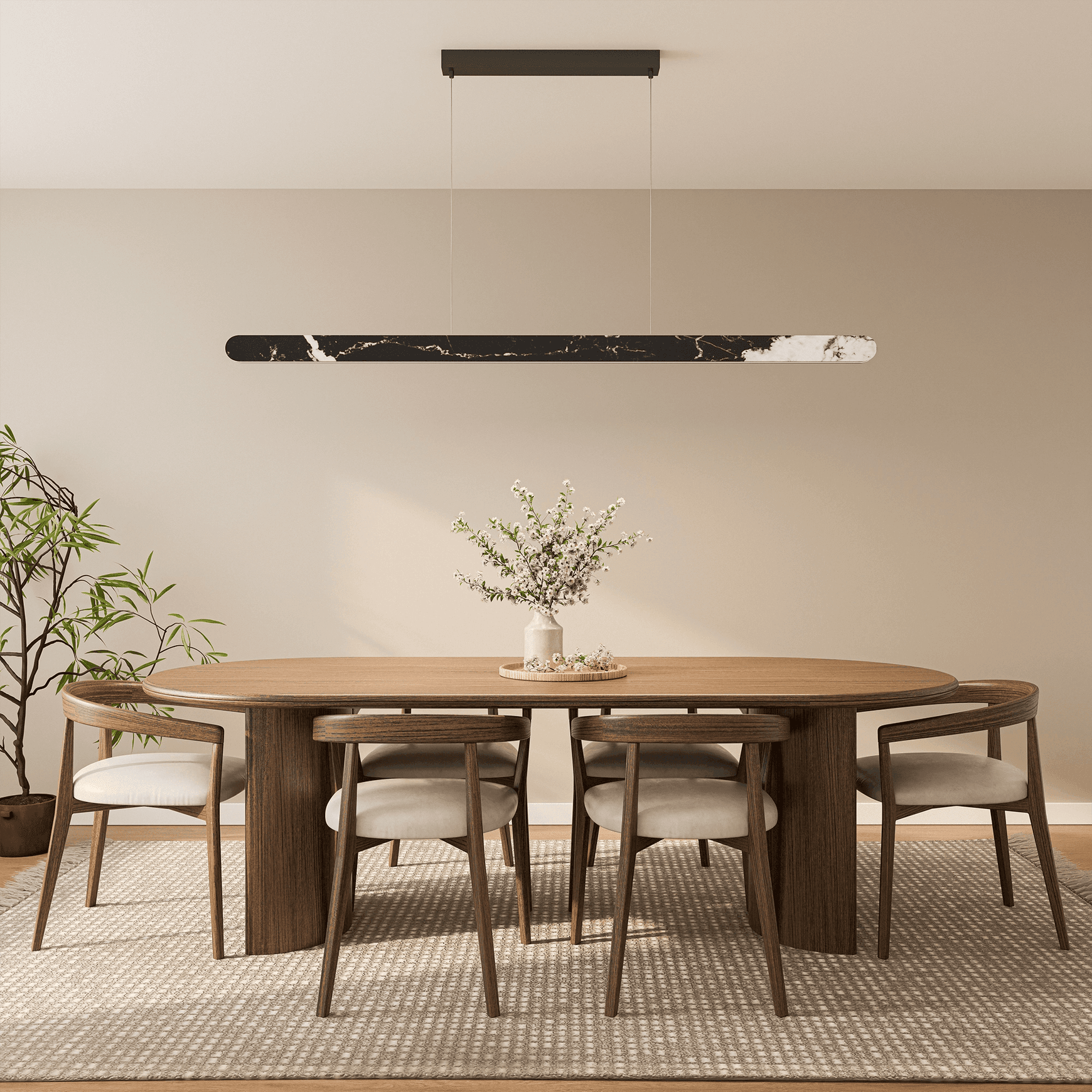 Lanner Marble Linear Pendant