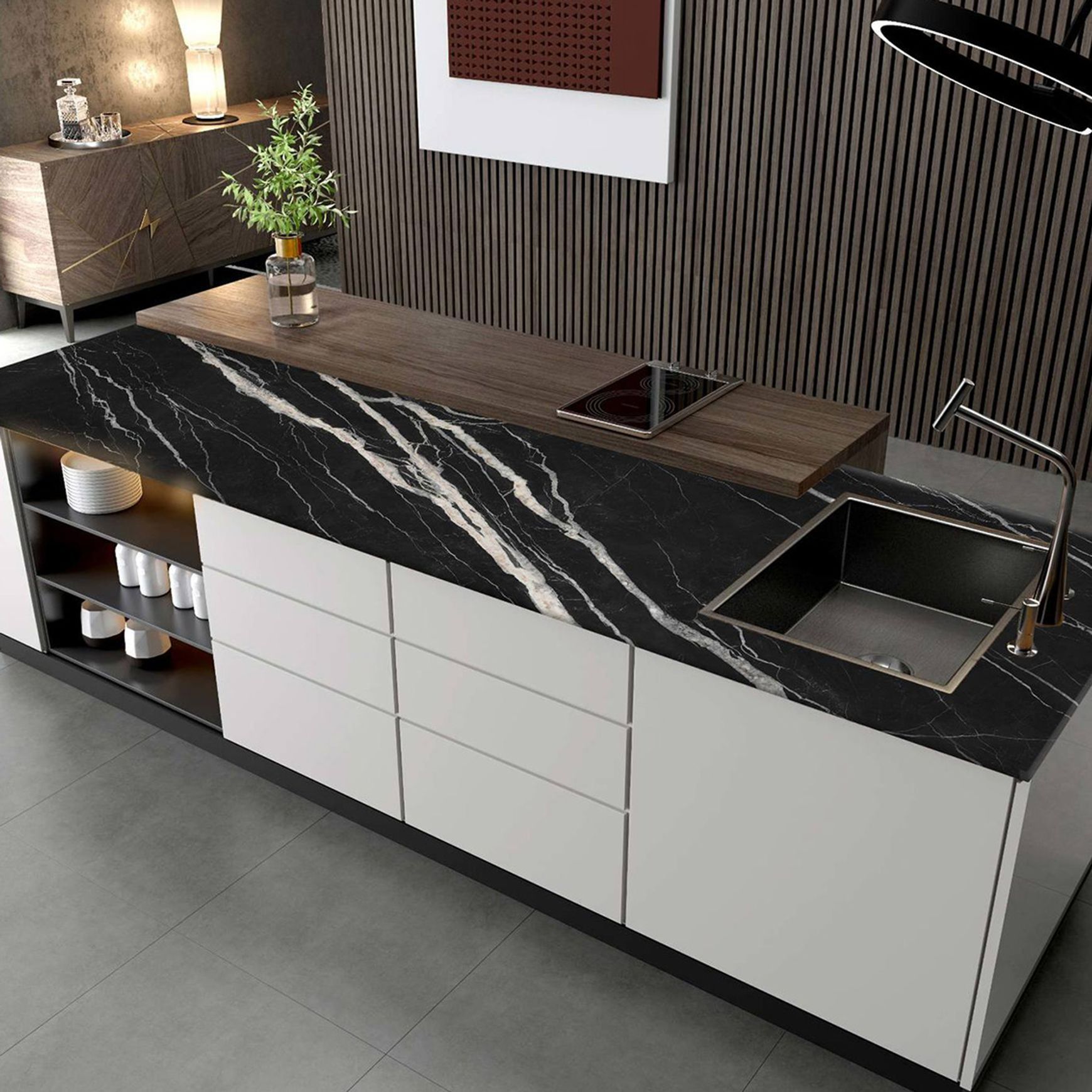 Brazil Noir Gold 1600x3200x20mm