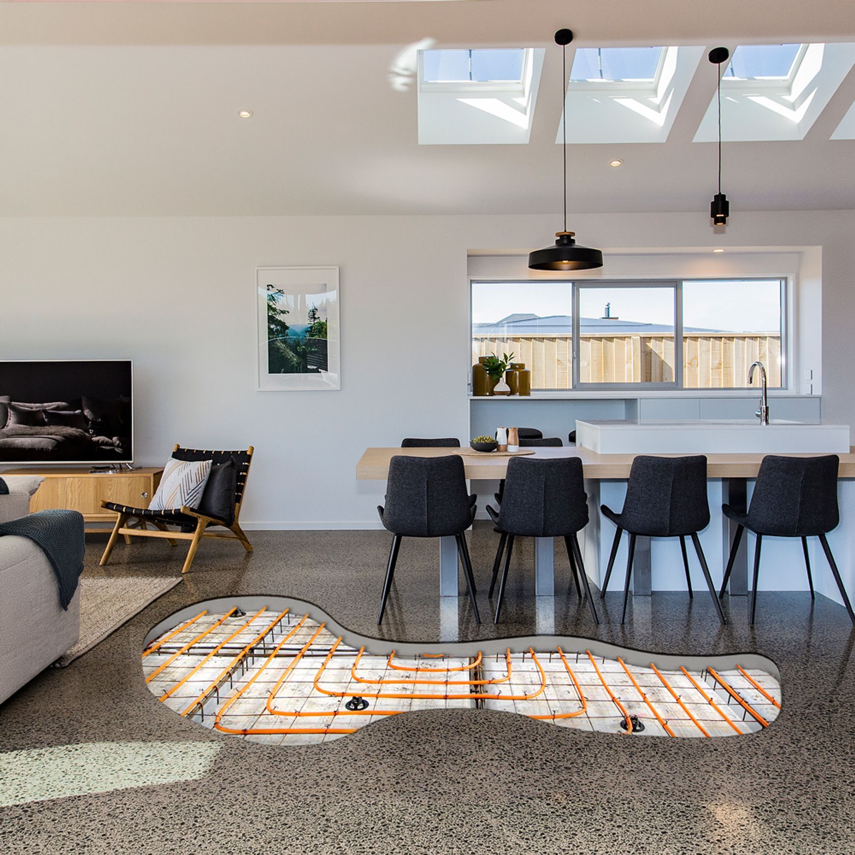 Central Heating | Underfloor Heat Pump System