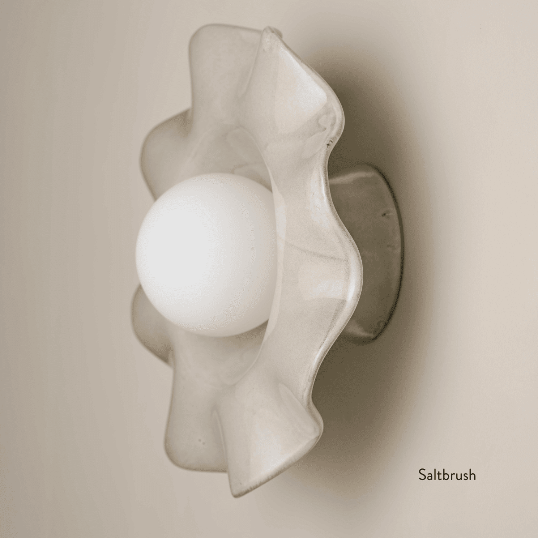 Ceramic Wall Pearl Sconce Light