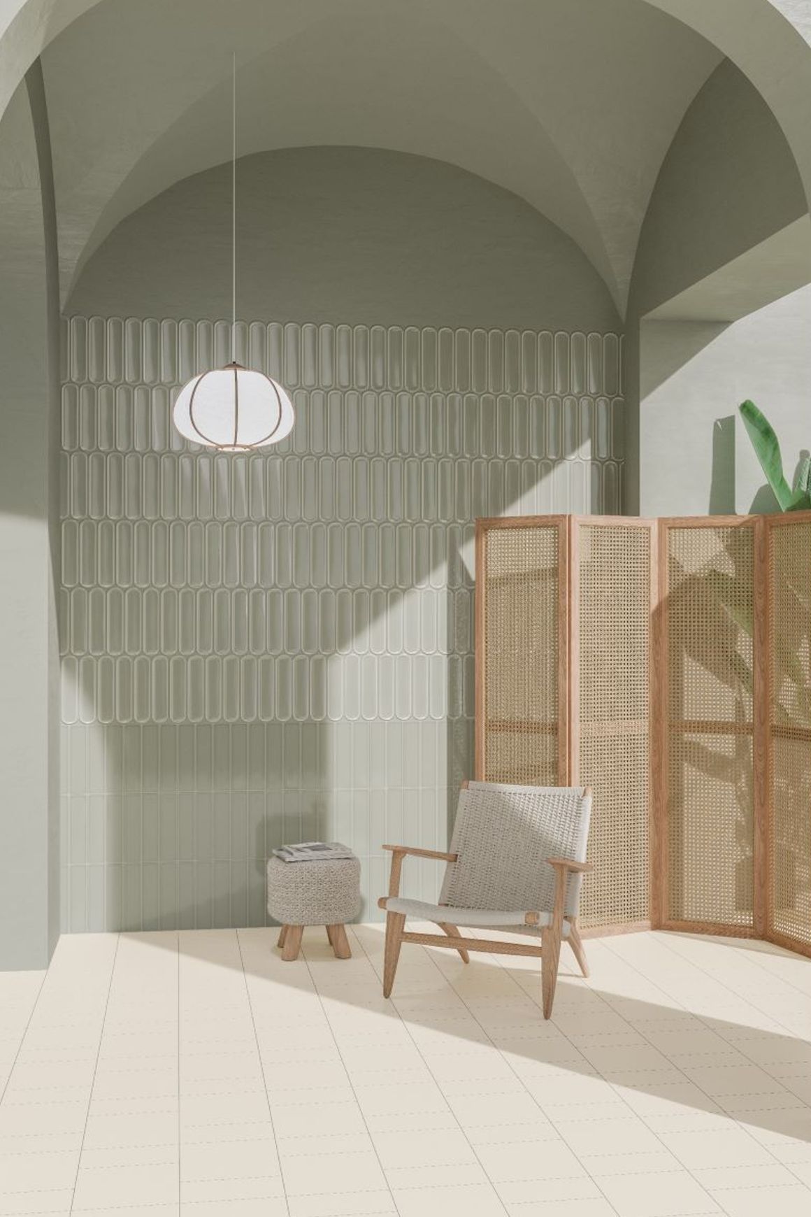 Aquarelle Mint Grey Wall Tiles