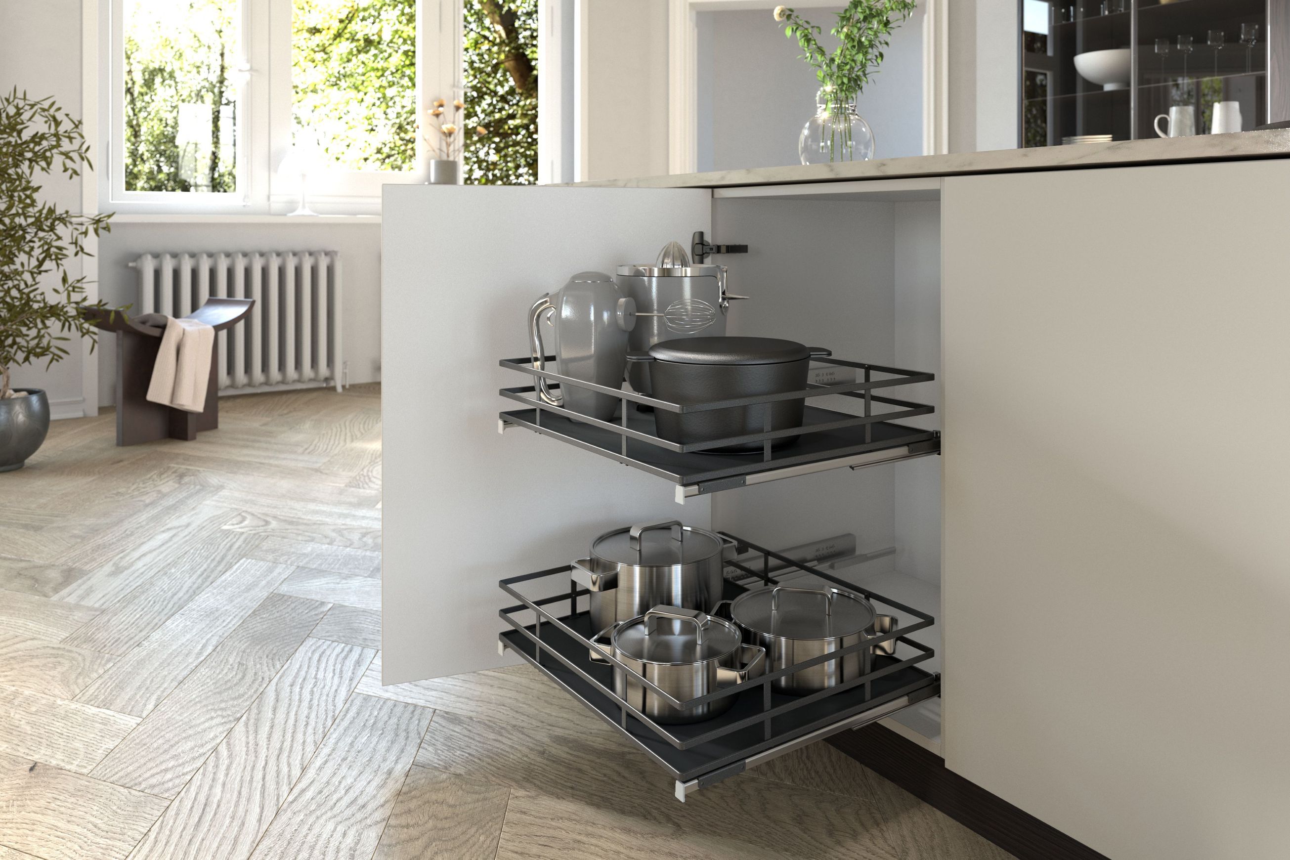 Naro | Pre-assembled internal drawers