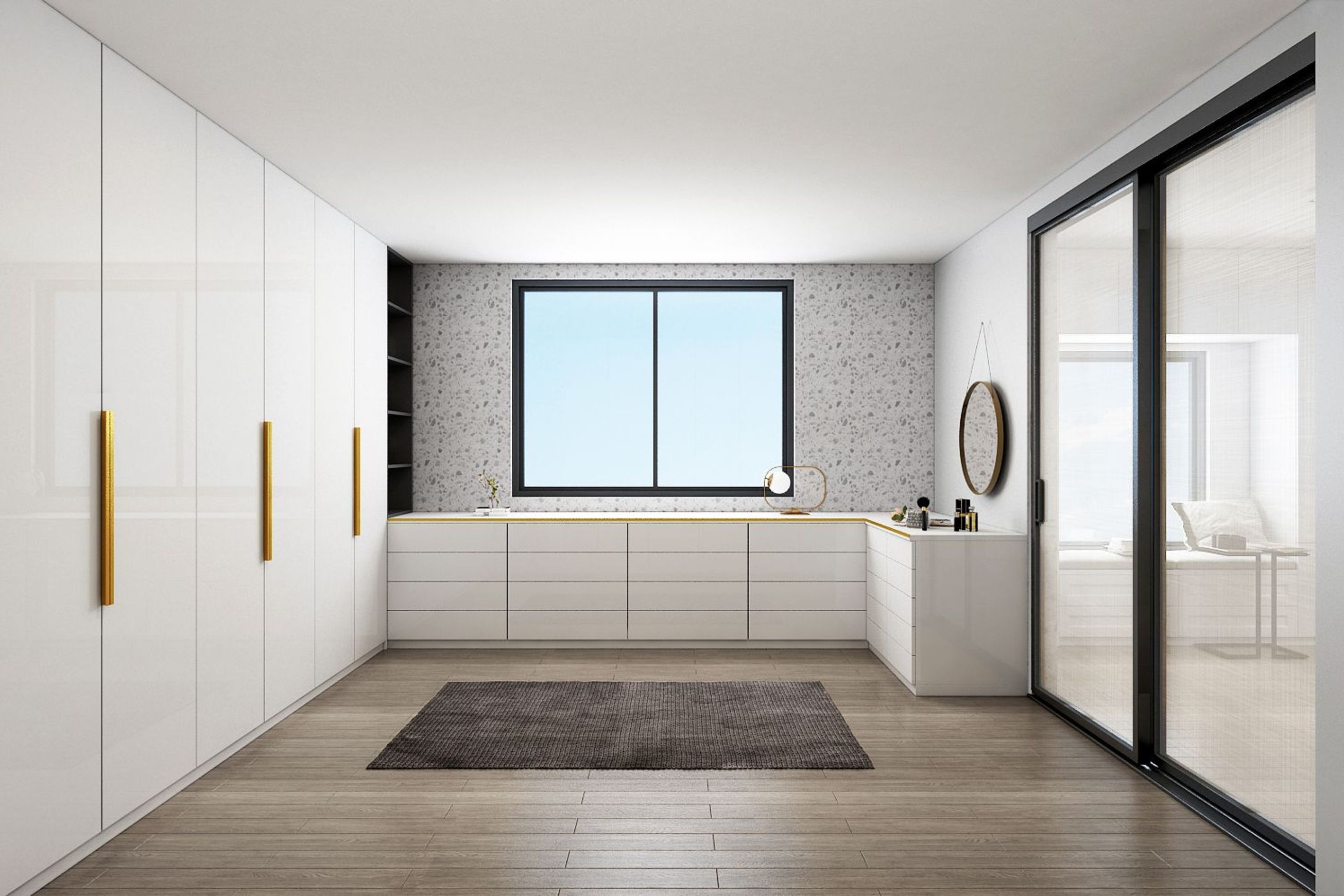 LIGHT Walk-In-Wardrobe
