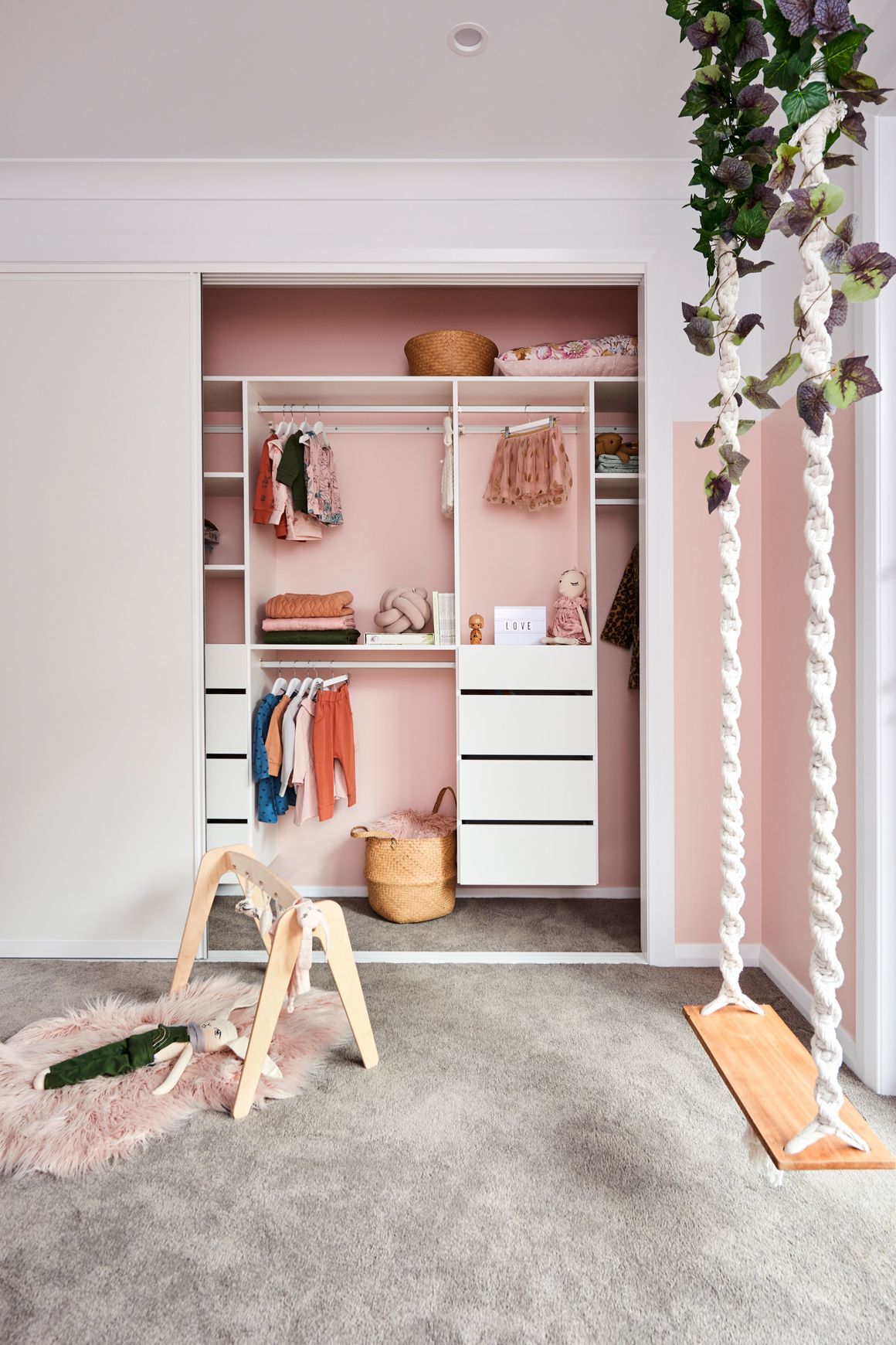 Custom Reach In Wardrobe
